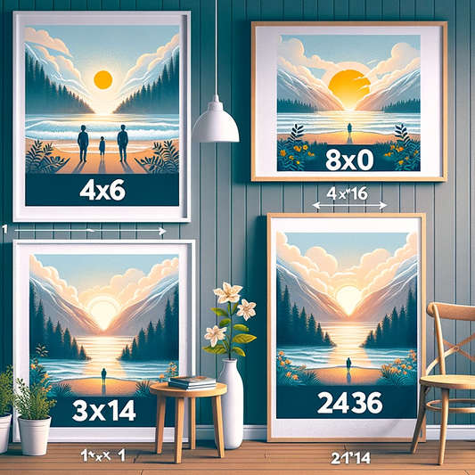 What is the best size for a photo to frame?