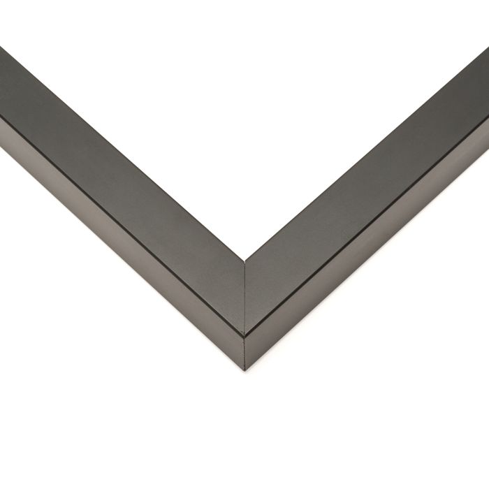 18x30 Black Shadow Box Frame With Silver Acid-Free Backing