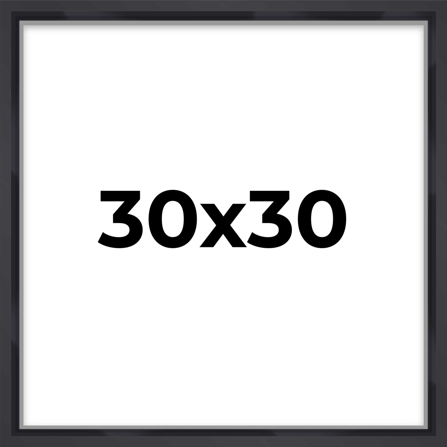 2" Deep Black Shadow Box Frame With White Acid-Free Backing