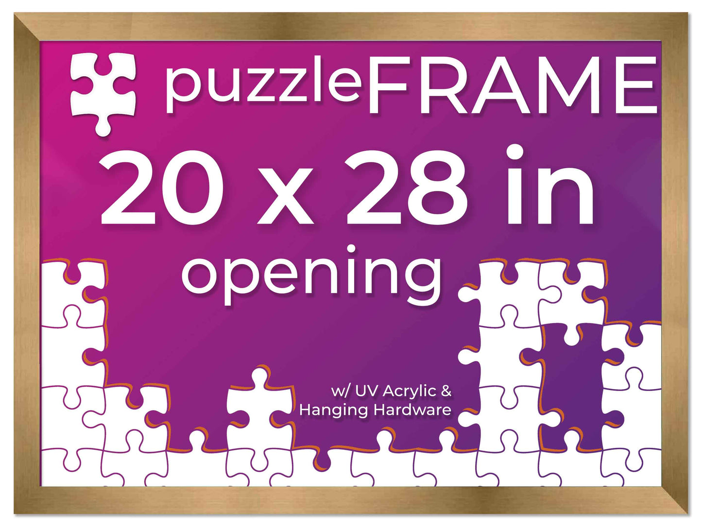 Bronze Frame for Jigsaw Puzzles