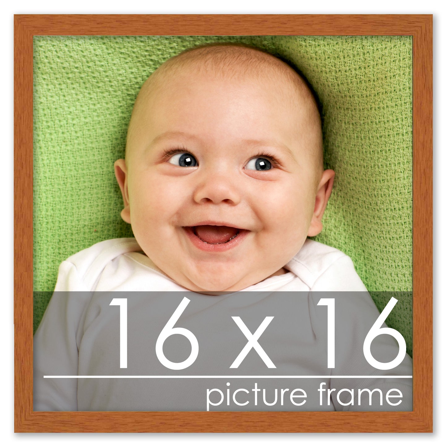 Traditional Honey Pecan Wood Picture Frame