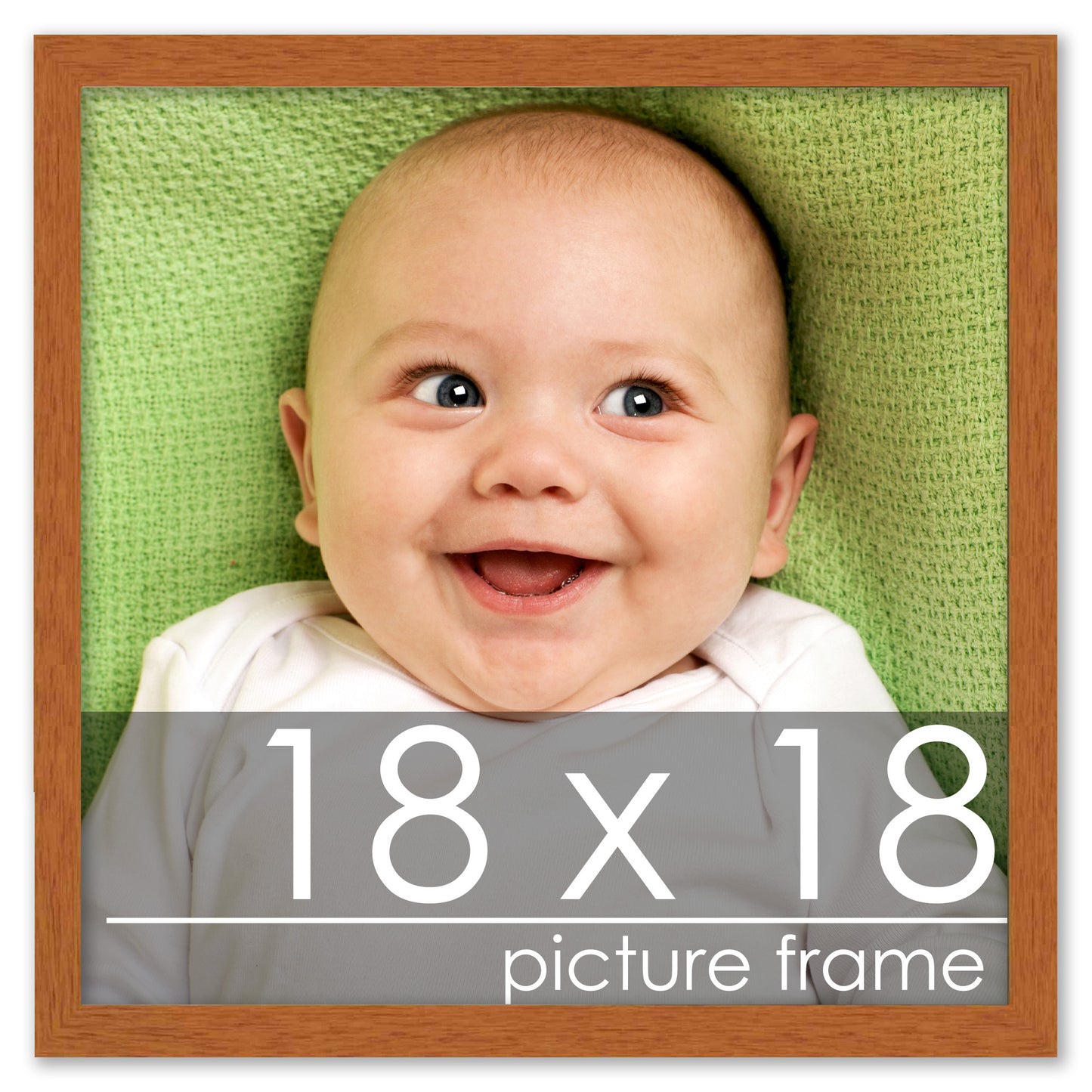 Traditional Honey Pecan Wood Picture Frame