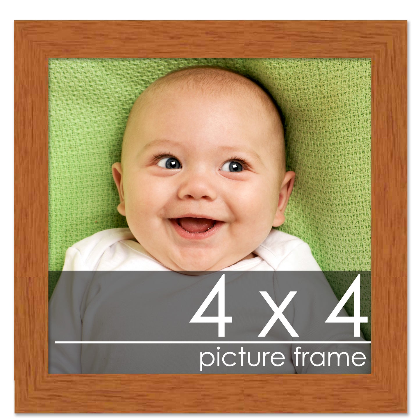 Traditional Honey Pecan Wood Picture Frame
