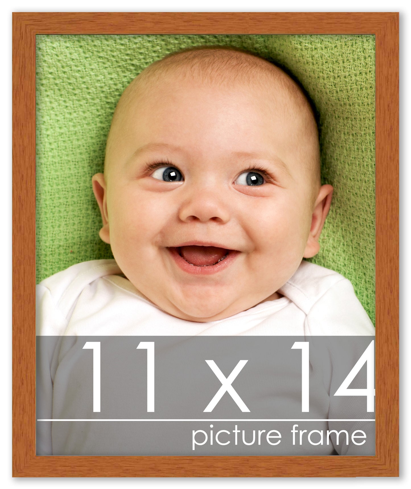 Traditional Honey Pecan Wood Picture Frame