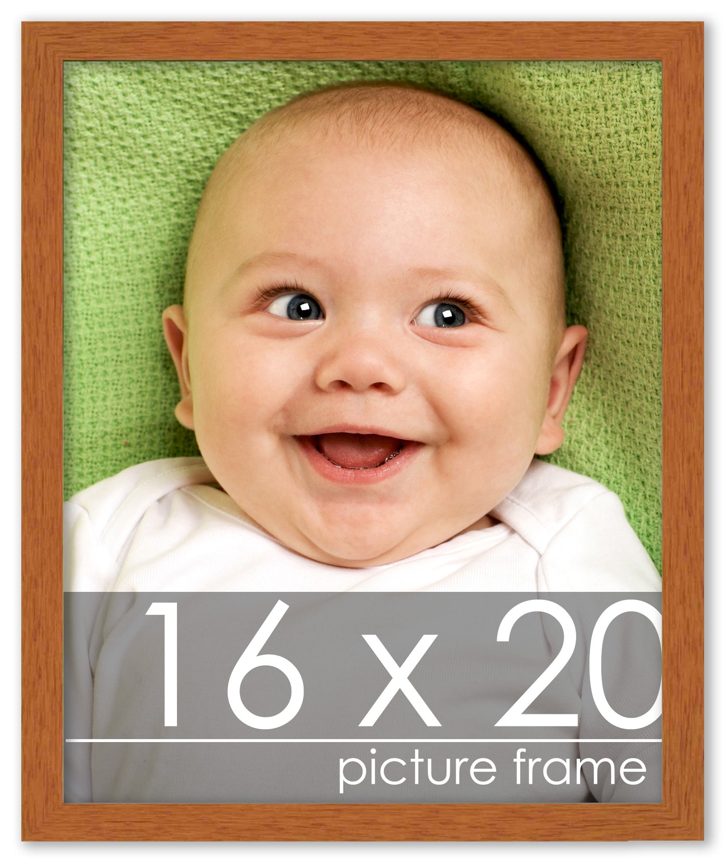 Traditional Honey Pecan Wood Picture Frame