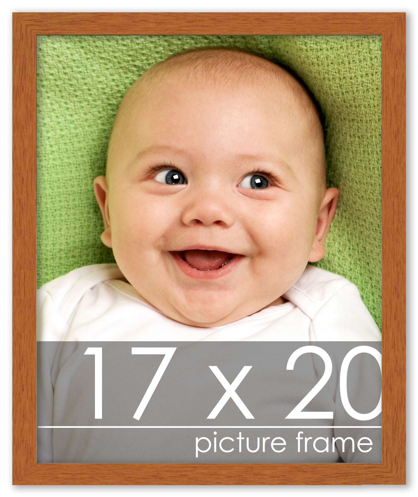 Traditional Honey Pecan Wood Picture Frame