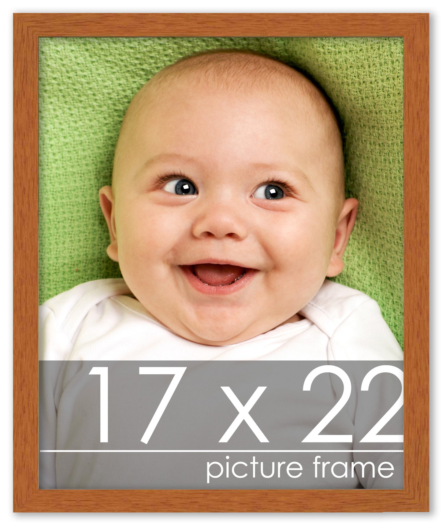Traditional Honey Pecan Wood Picture Frame