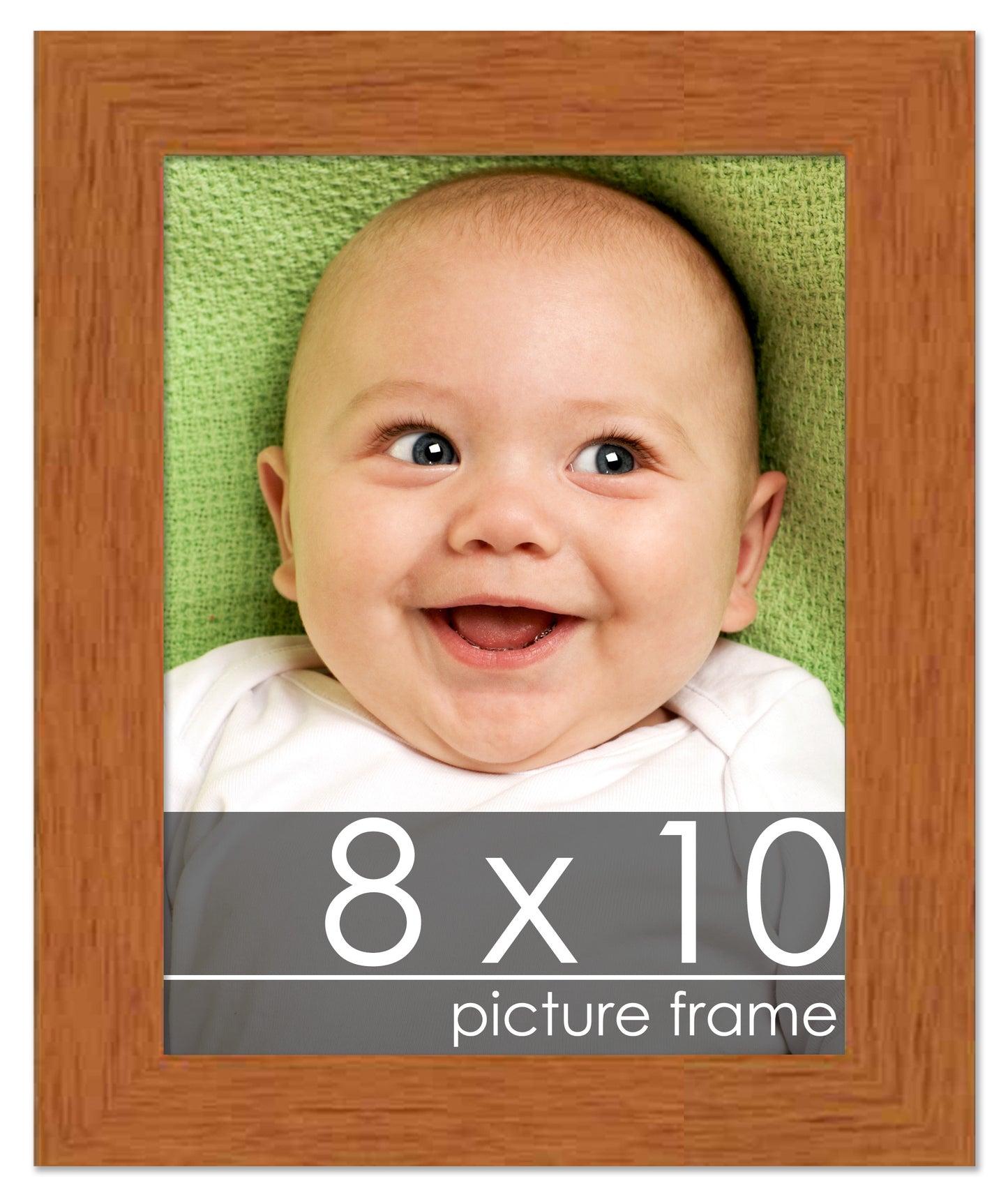 Traditional Honey Pecan Wood Picture Frame