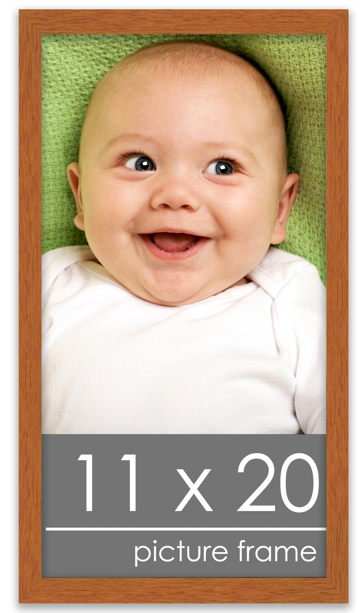 Traditional Honey Pecan Wood Picture Frame