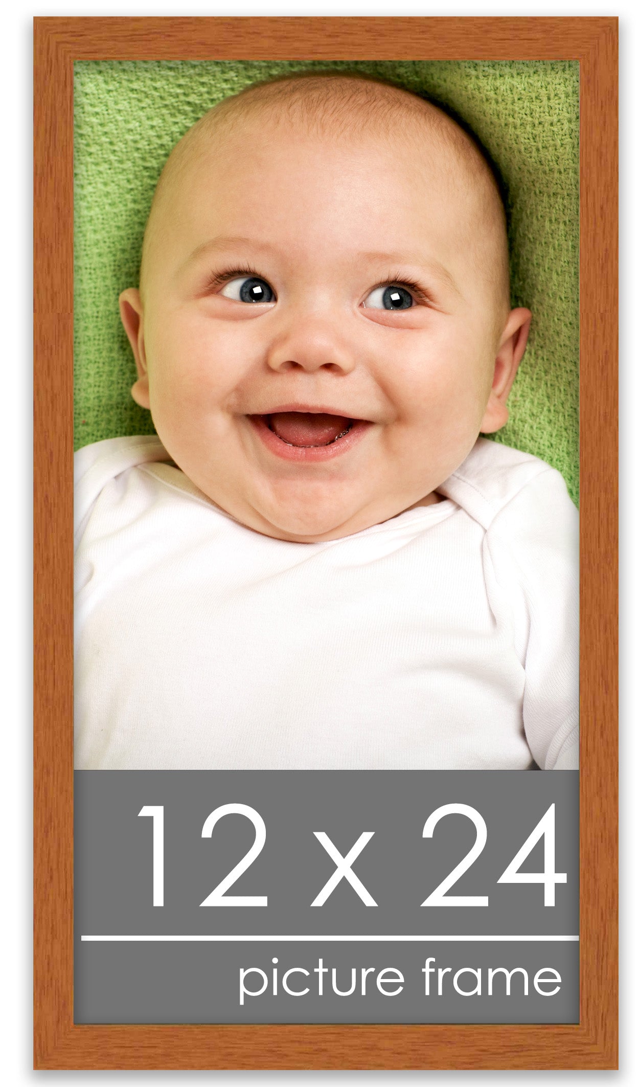 Traditional Honey Pecan Wood Picture Frame