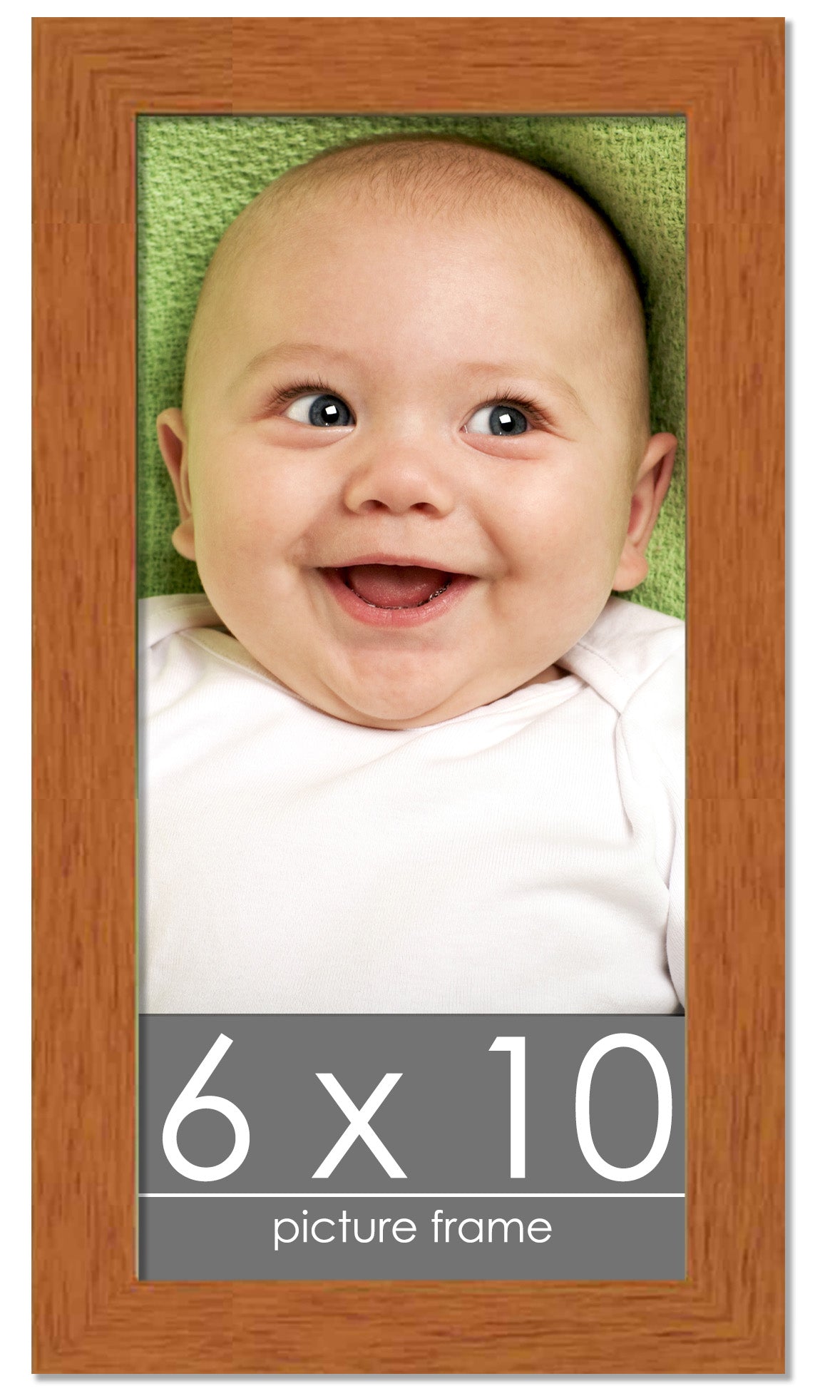 Traditional Honey Pecan Wood Picture Frame