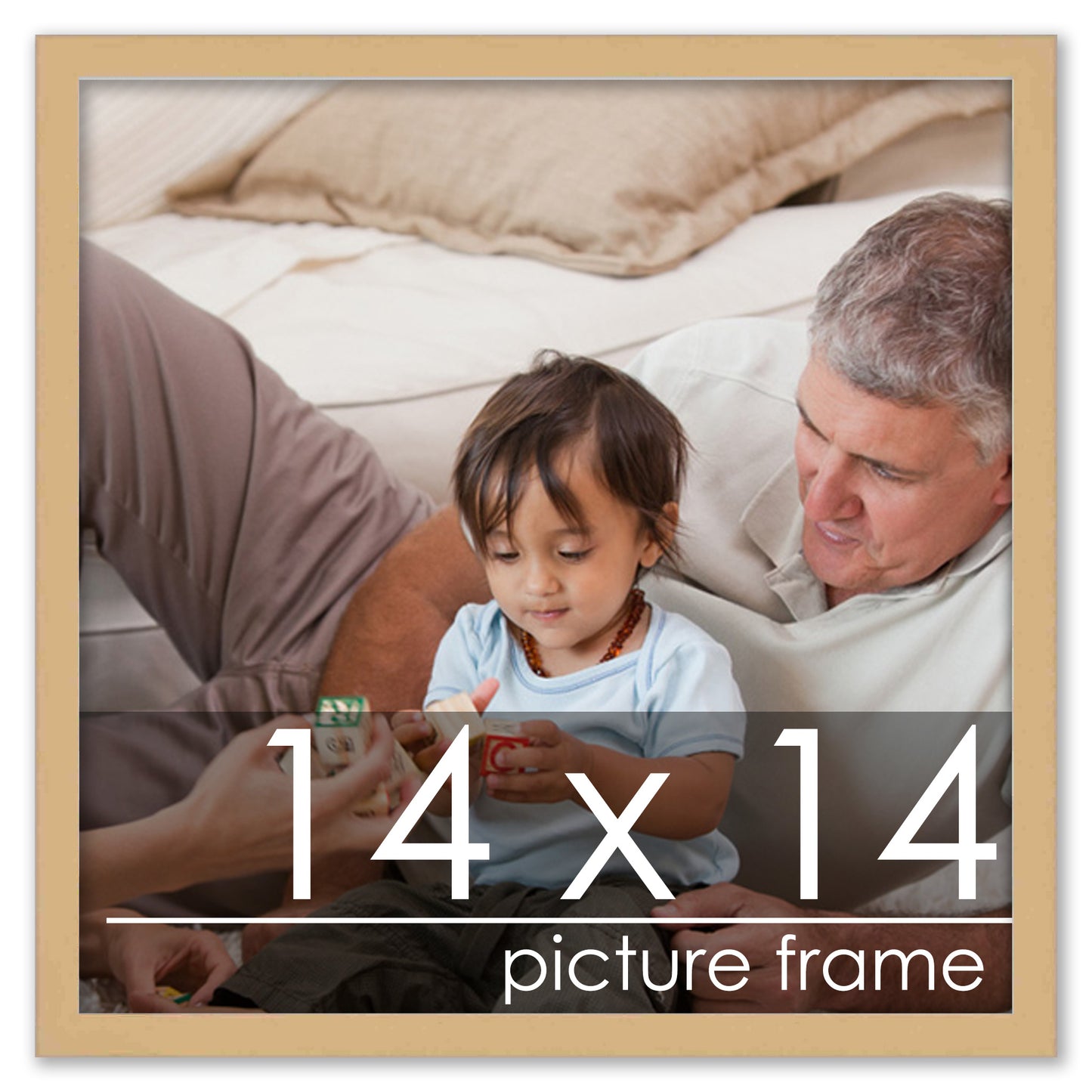 Traditional Natural Wood Picture Frame