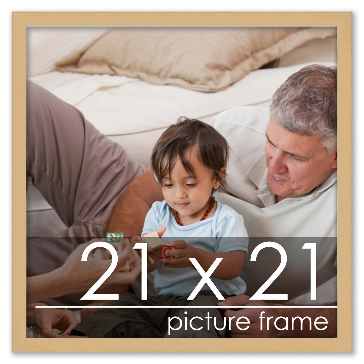 Traditional Natural Wood Picture Frame