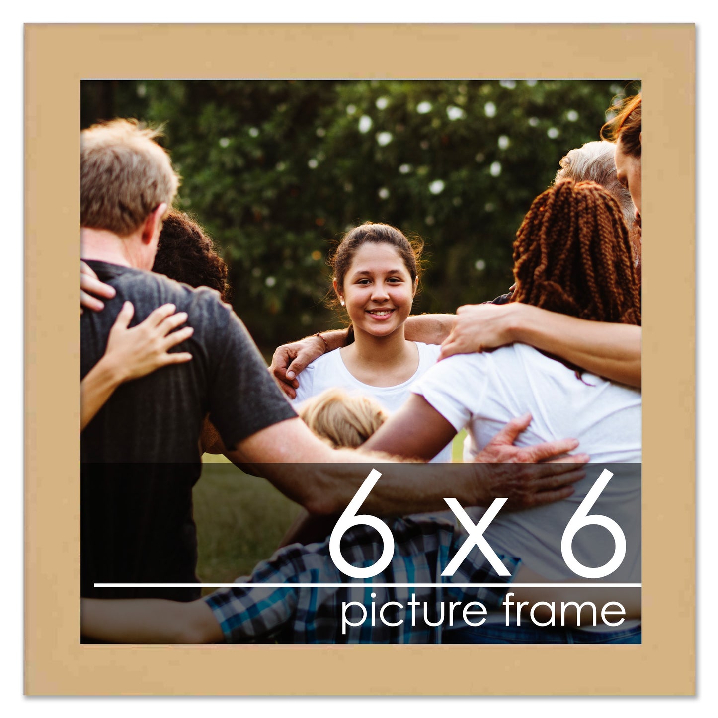Traditional Natural Wood Picture Frame
