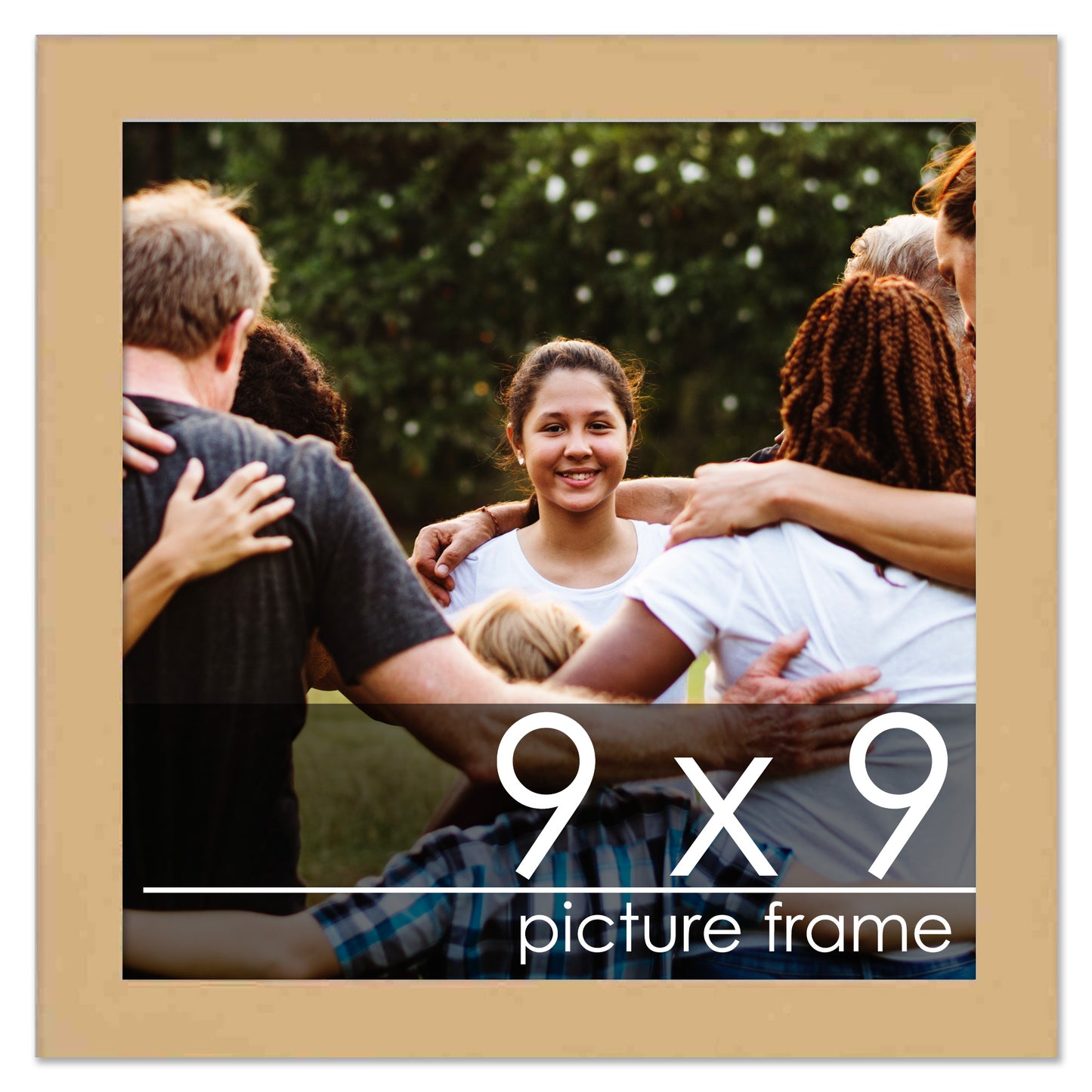 Traditional Natural Wood Picture Frame