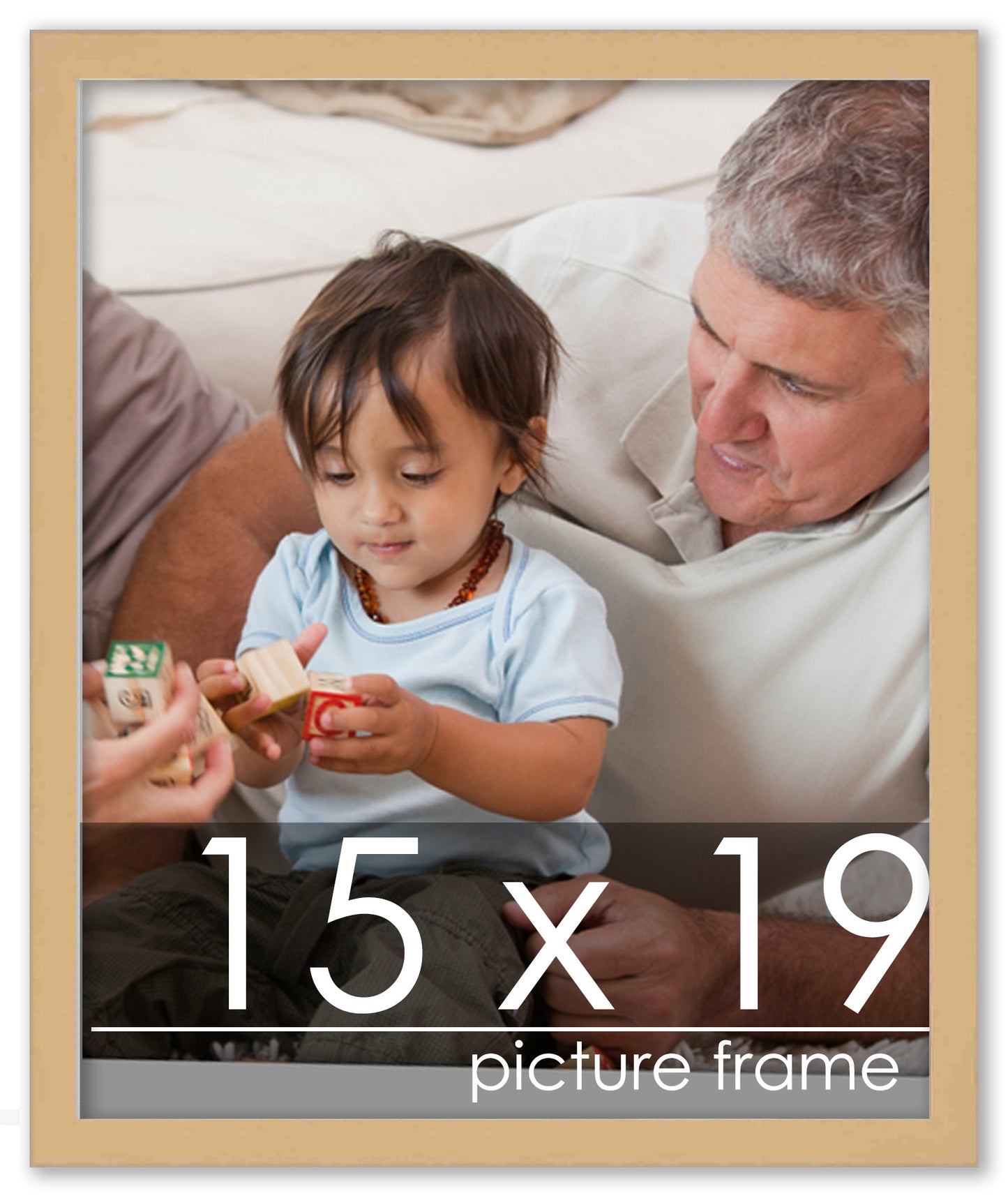 Traditional Natural Wood Picture Frame