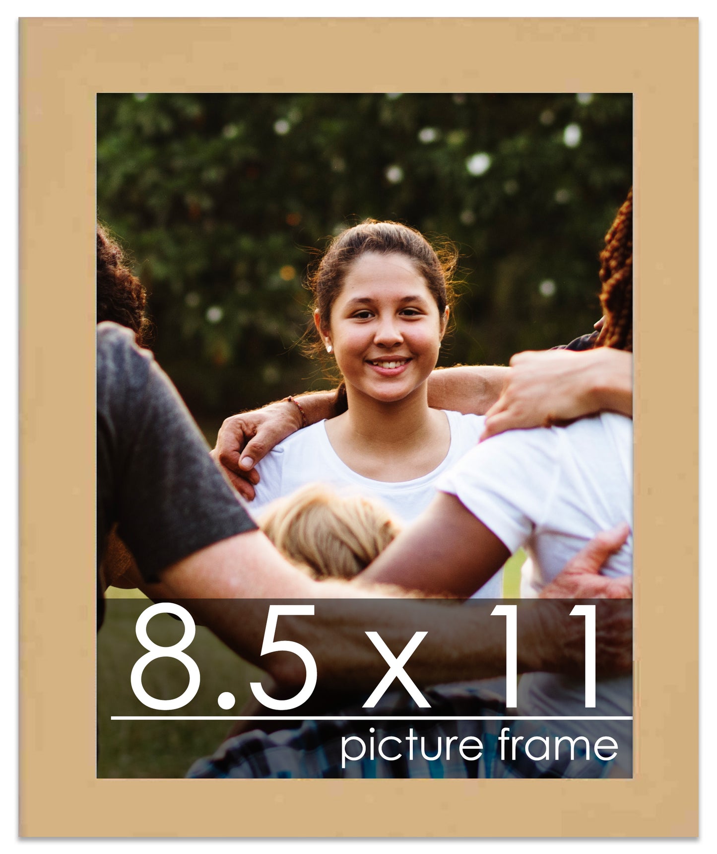 Traditional Natural Wood Picture Frame