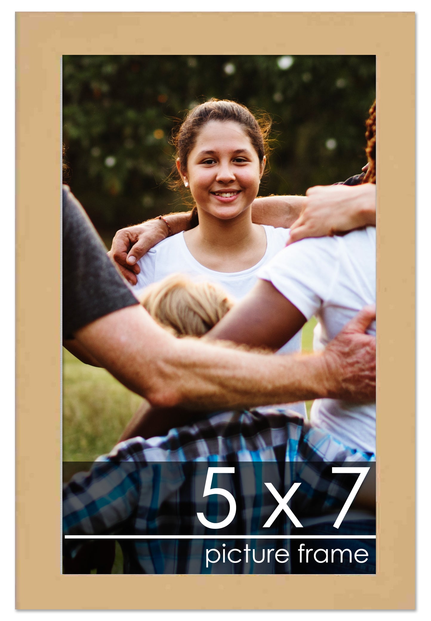 Traditional Natural Wood Picture Frame