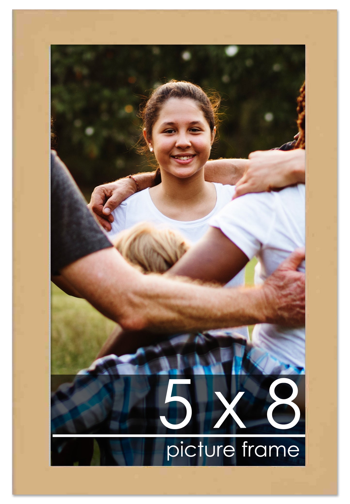 Traditional Natural Wood Picture Frame