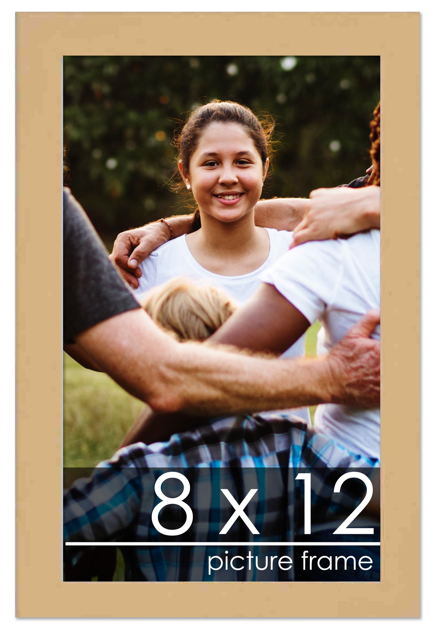 Traditional Natural Wood Picture Frame