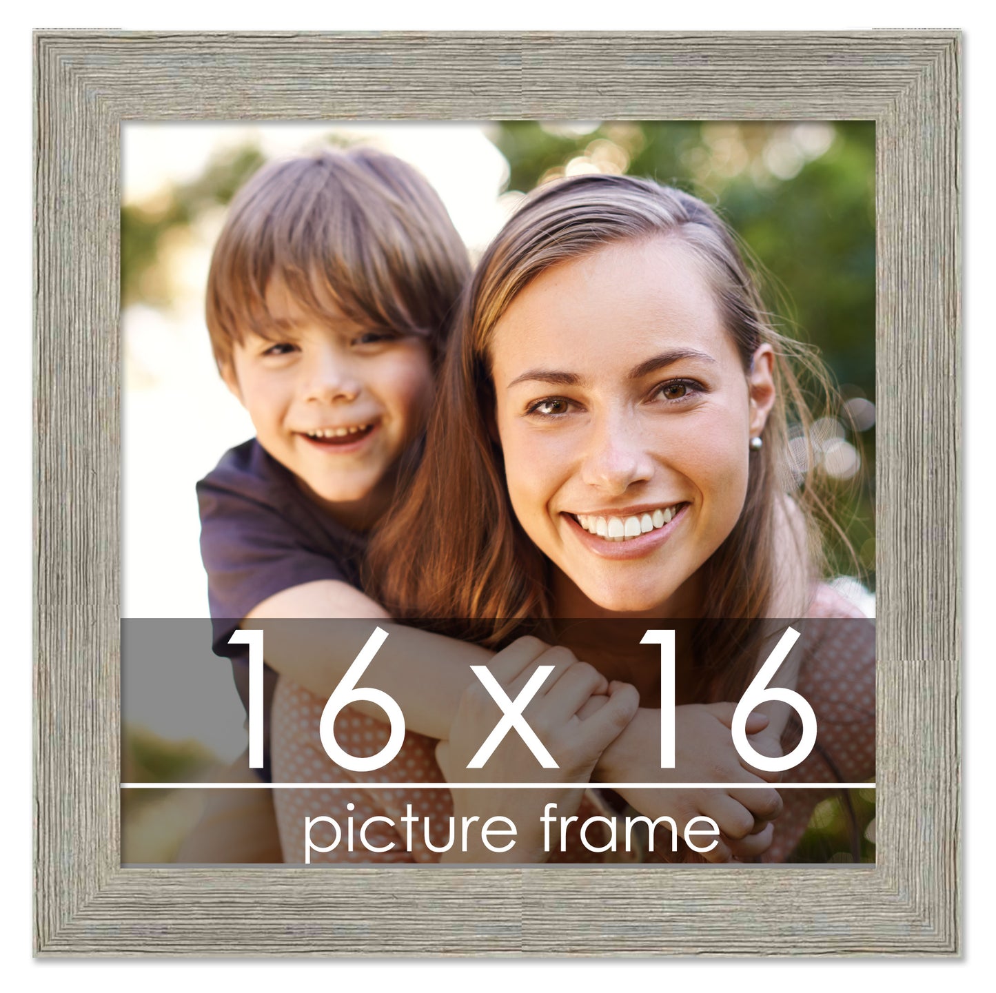 Distressed/Aged Contrast Grey Wood Picture Frame