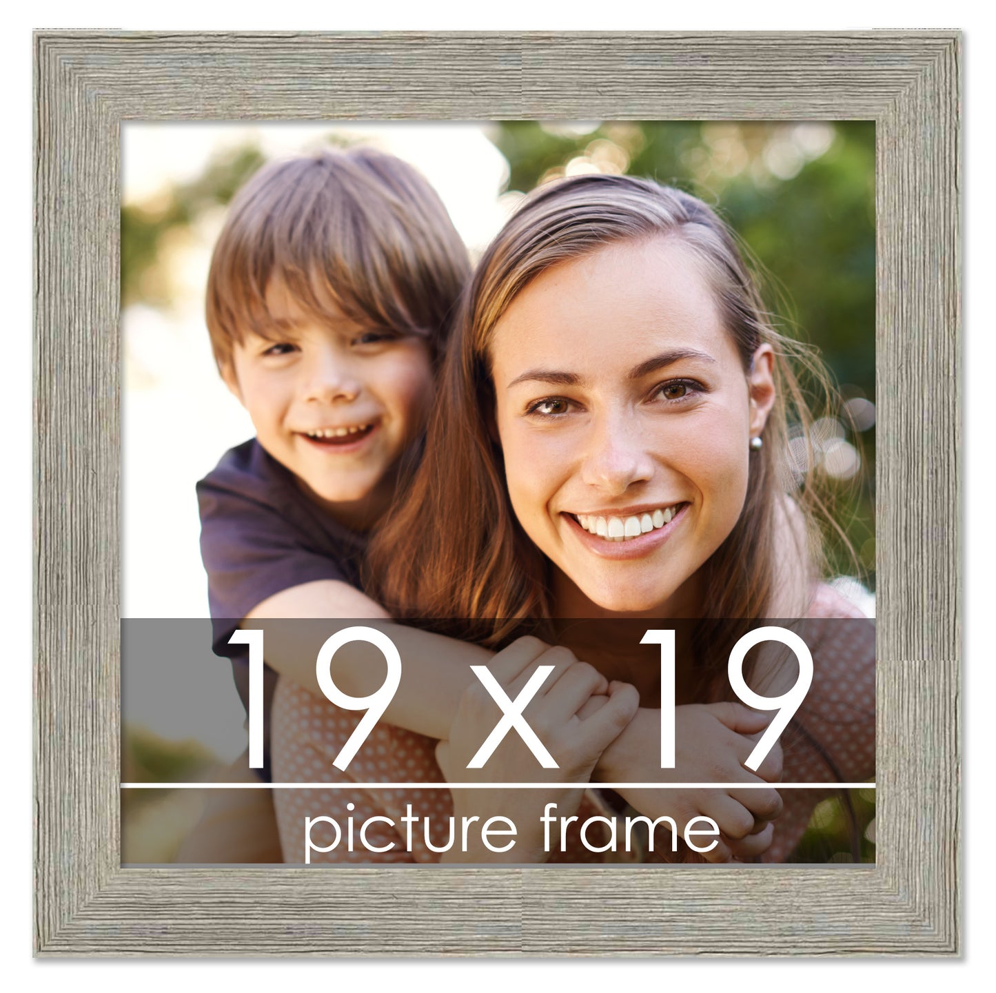 Distressed/Aged Contrast Grey Wood Picture Frame