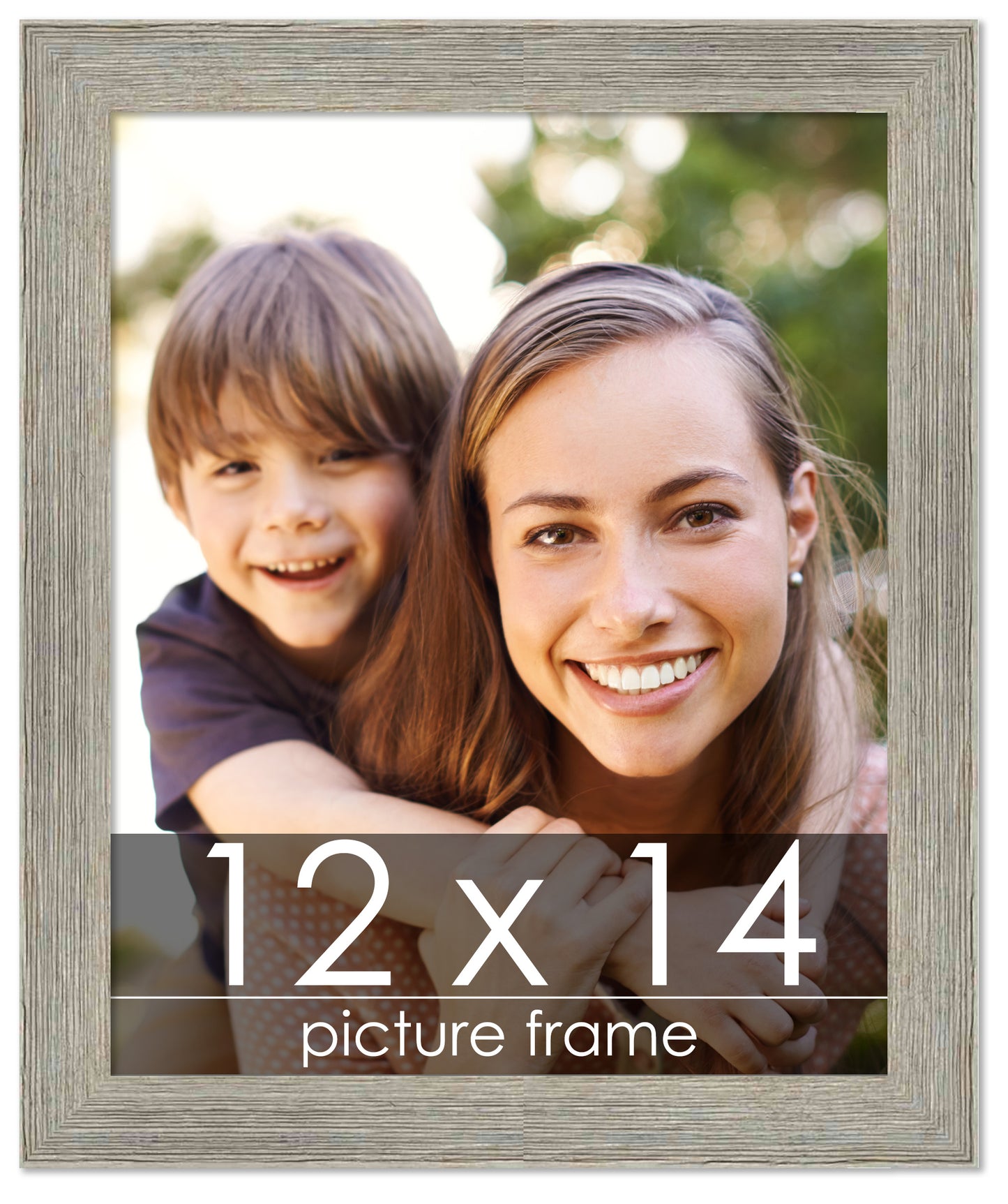 Distressed/Aged Contrast Grey Wood Picture Frame