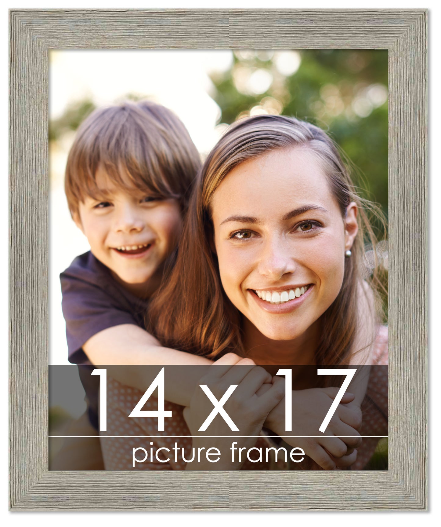 Distressed/Aged Contrast Grey Wood Picture Frame