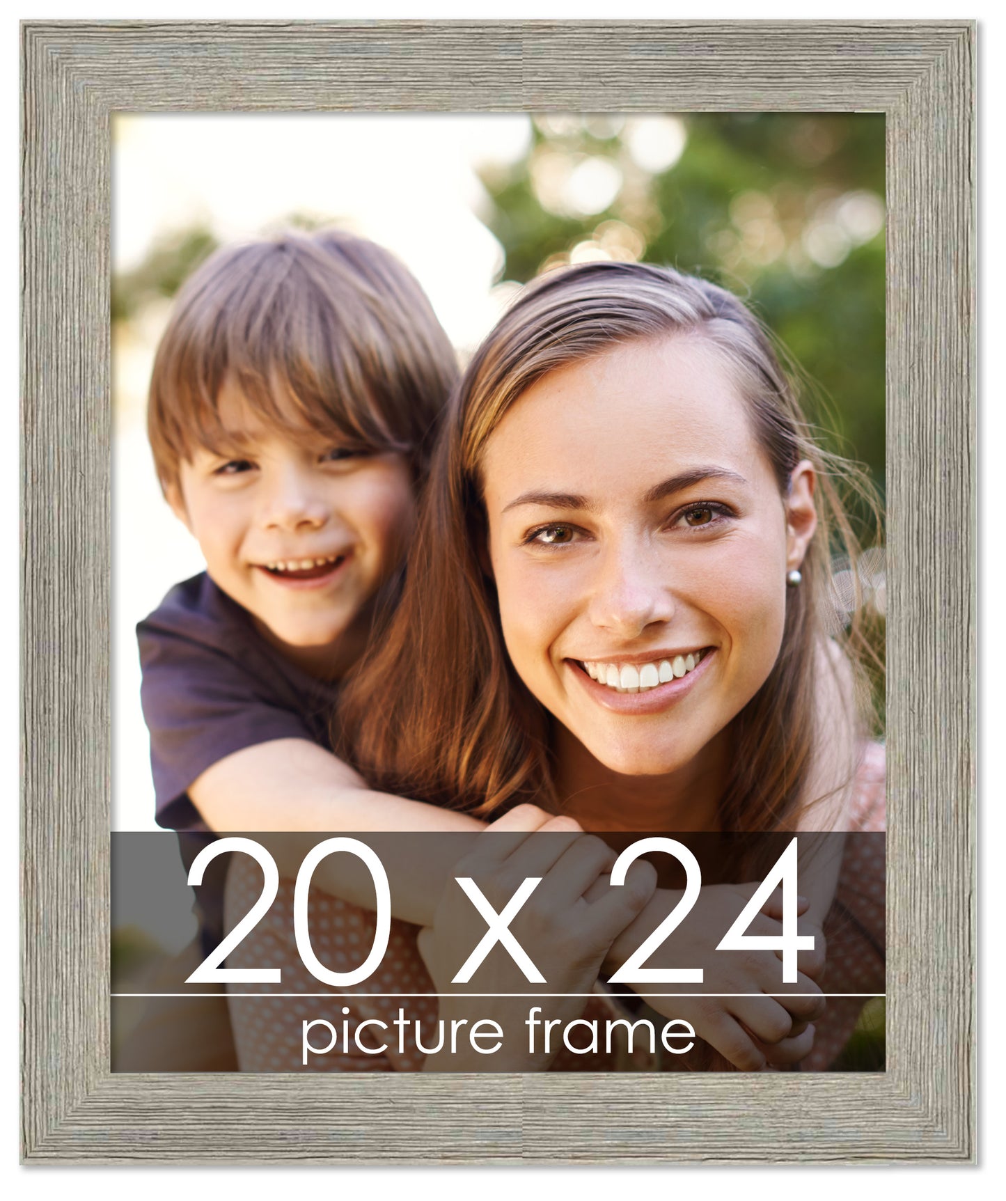 Distressed/Aged Contrast Grey Wood Picture Frame