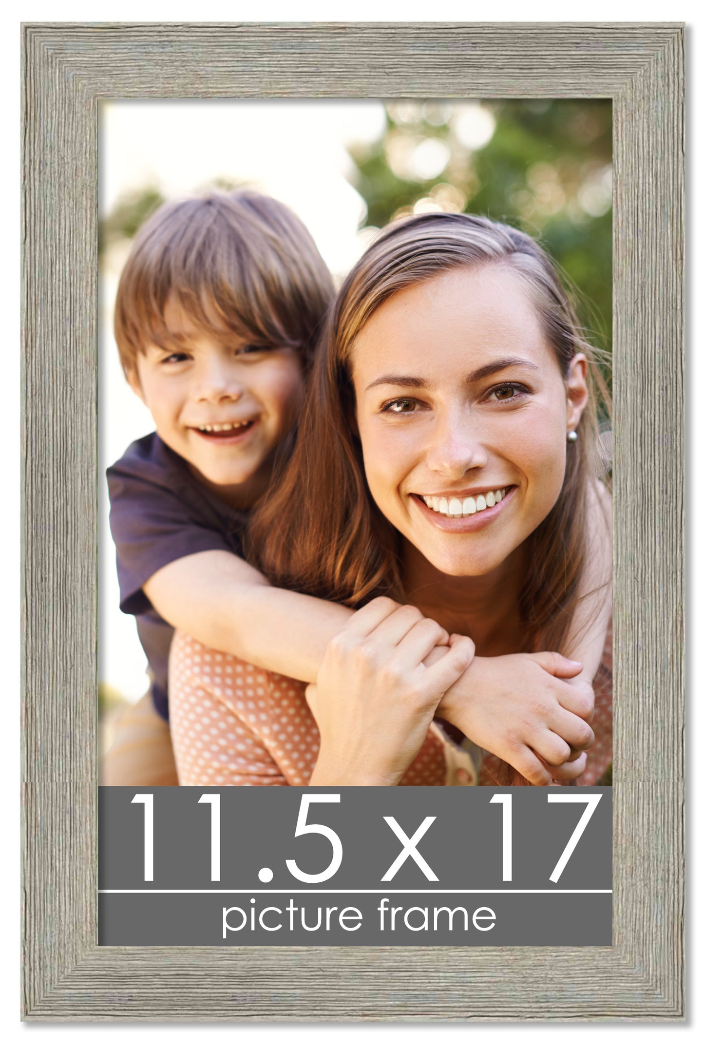 Distressed/Aged Contrast Grey Wood Picture Frame