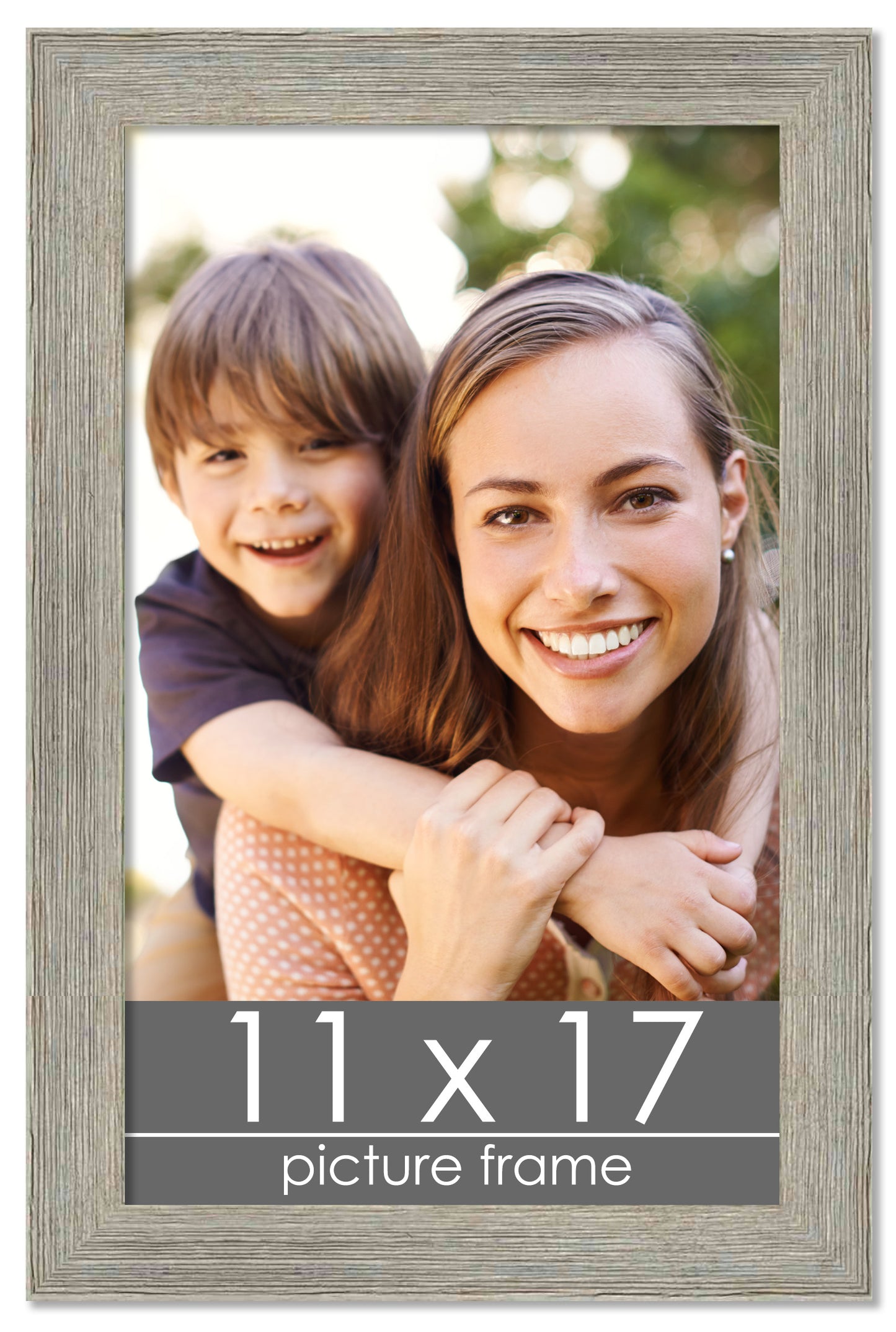 Distressed/Aged Contrast Grey Wood Picture Frame
