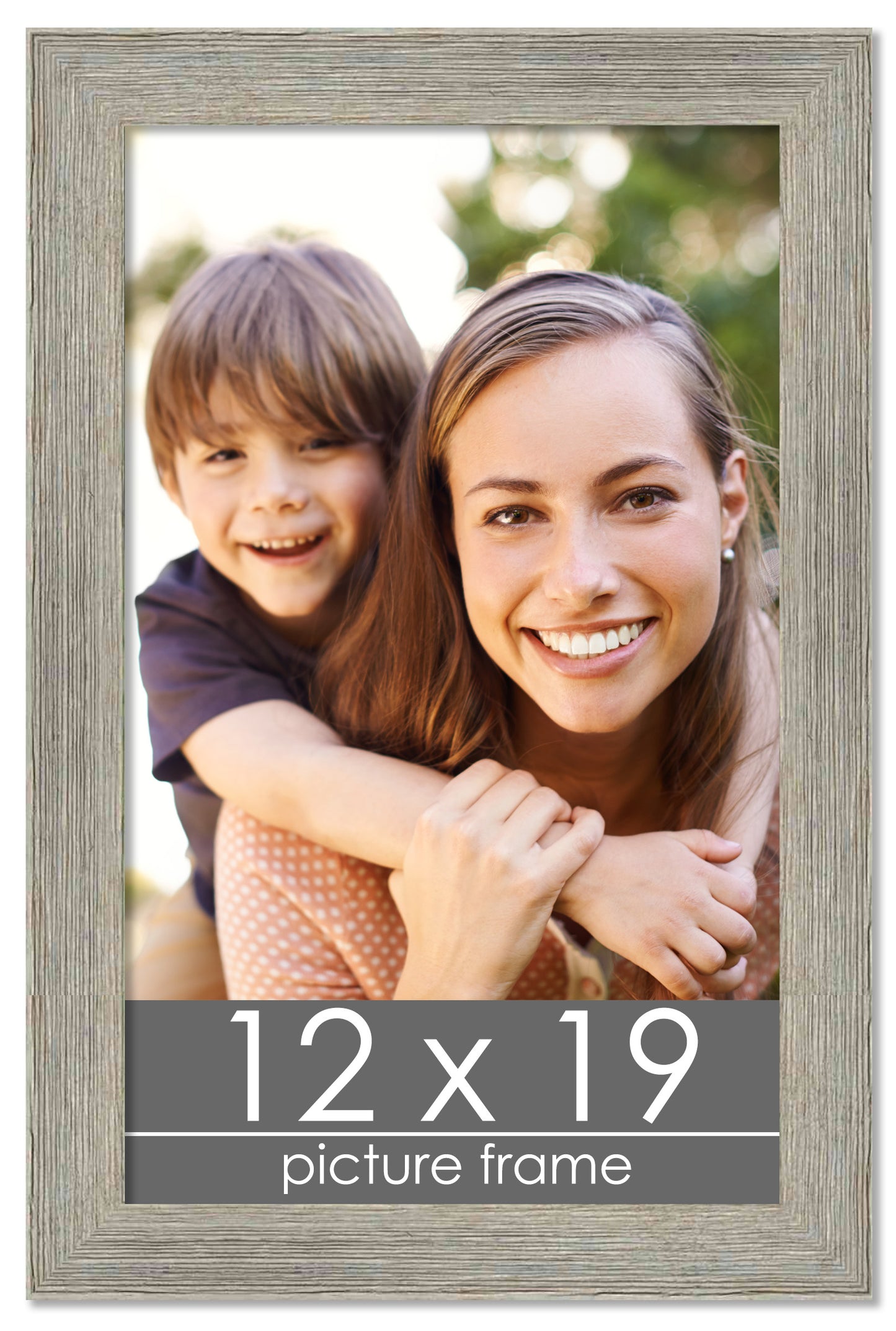 Distressed/Aged Contrast Grey Wood Picture Frame