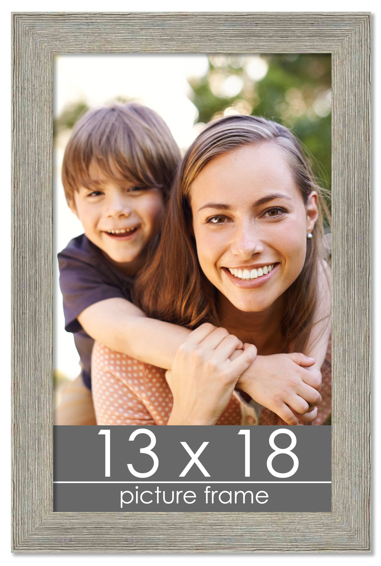 Distressed/Aged Contrast Grey Wood Picture Frame