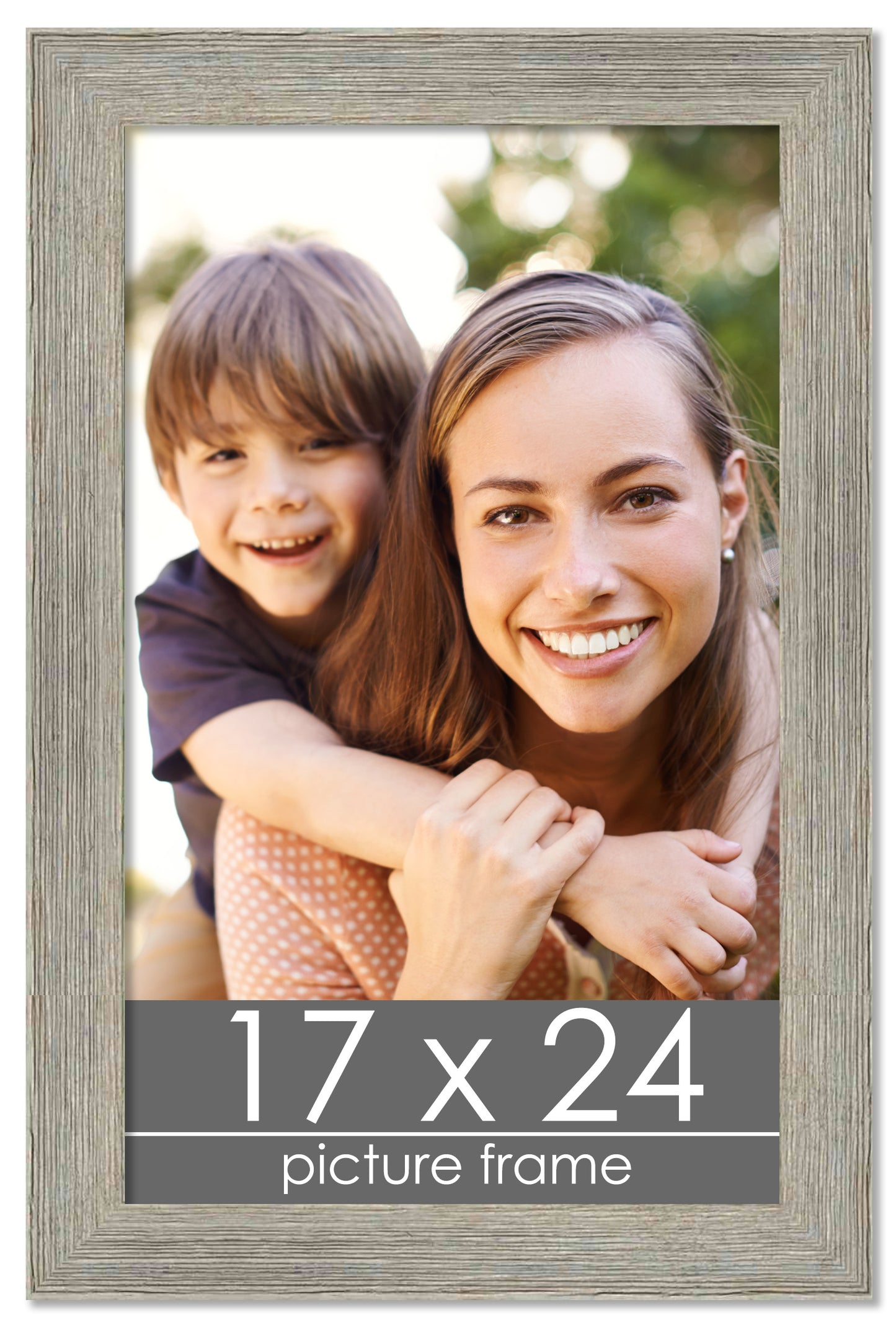 Distressed/Aged Contrast Grey Wood Picture Frame