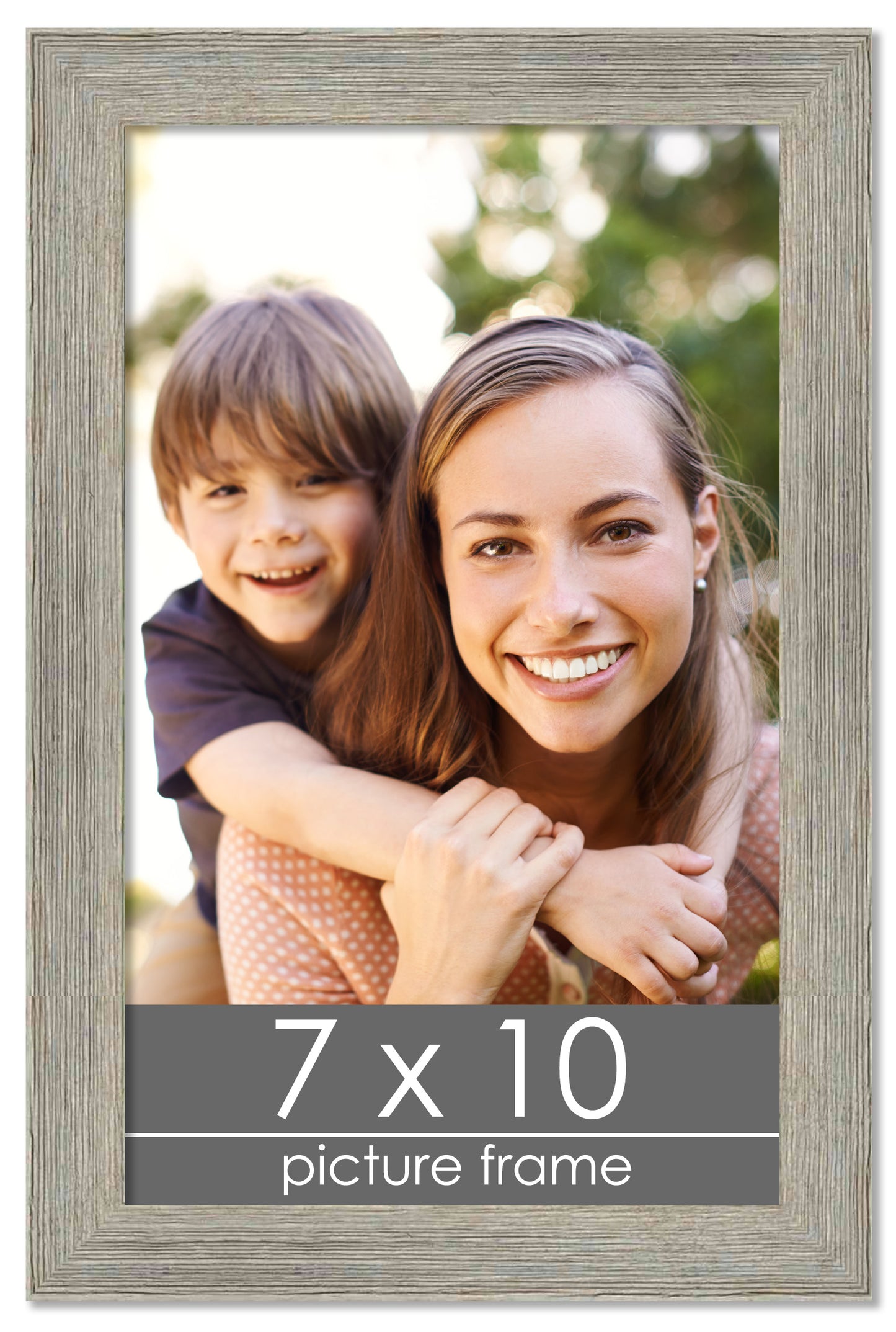 Distressed/Aged Contrast Grey Wood Picture Frame