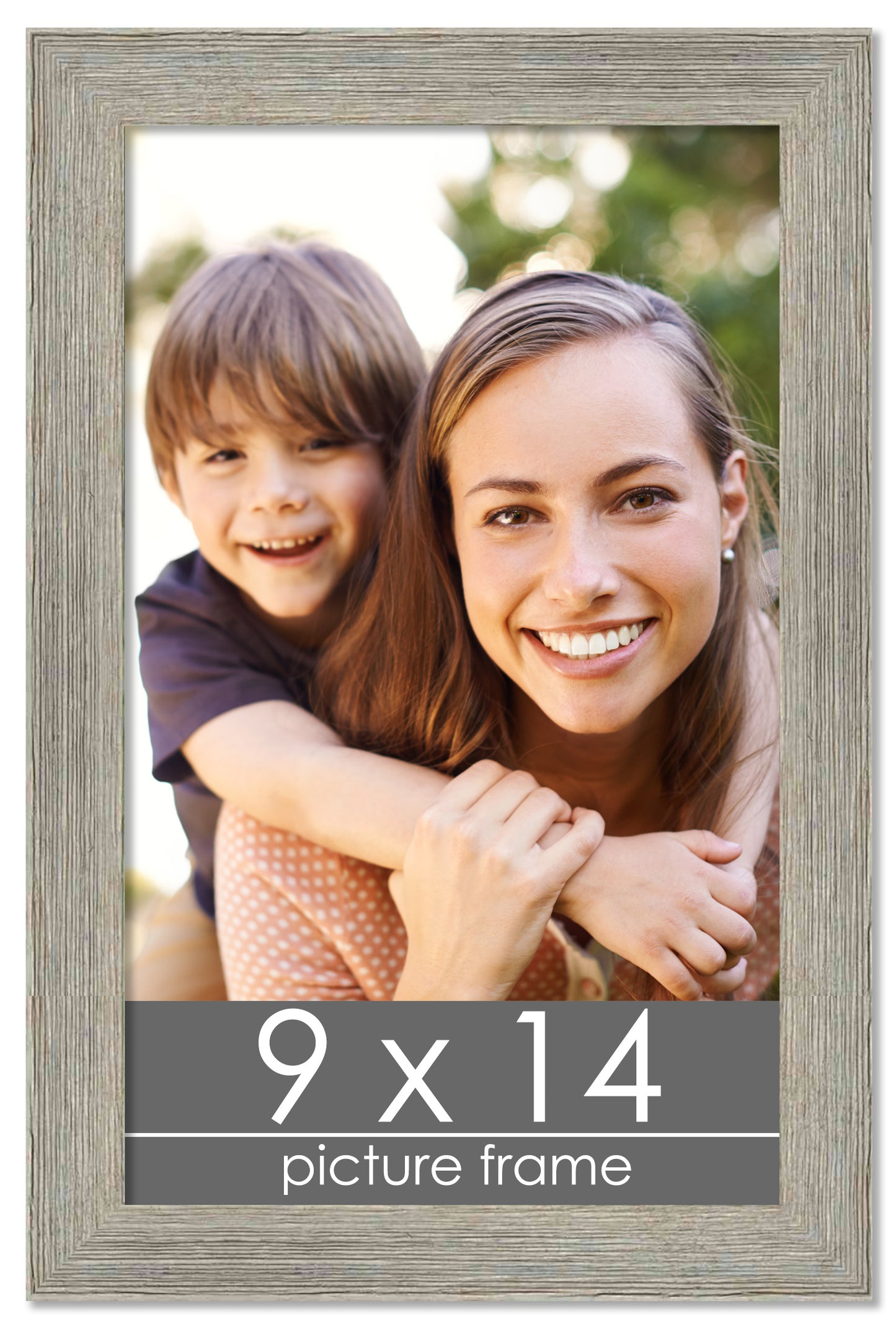 Distressed/Aged Contrast Grey Wood Picture Frame