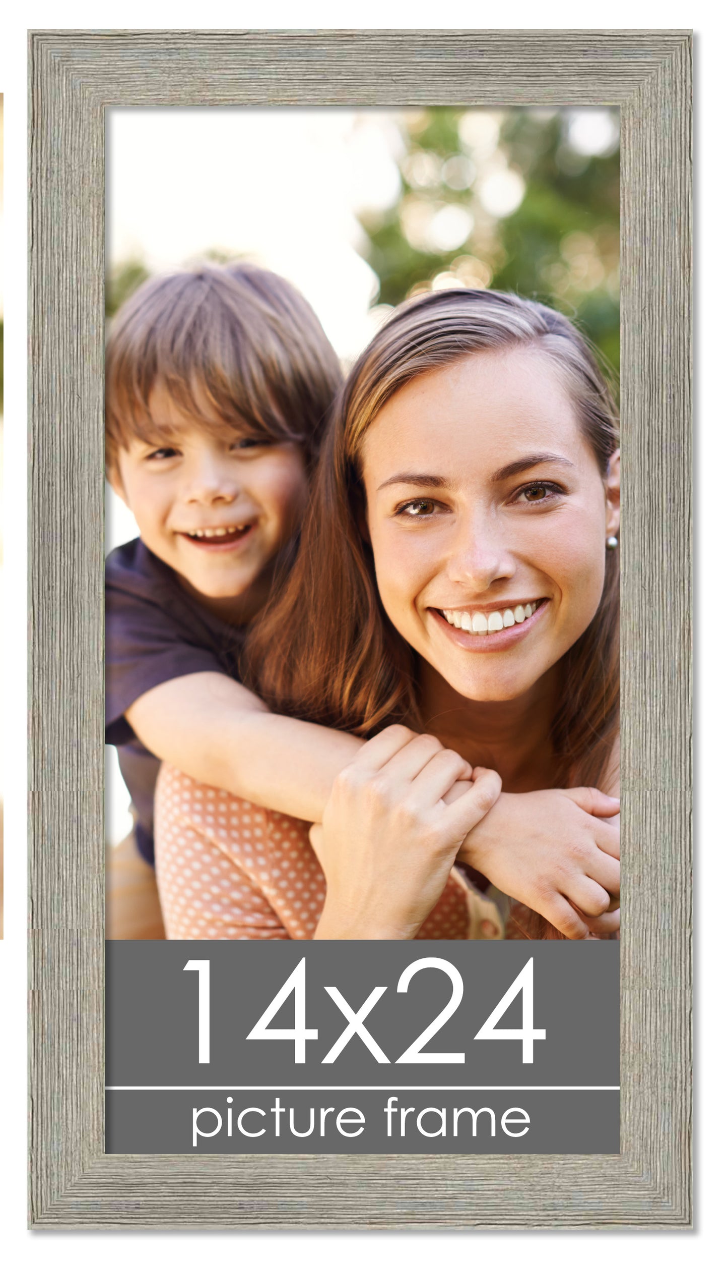 Distressed/Aged Contrast Grey Wood Picture Frame