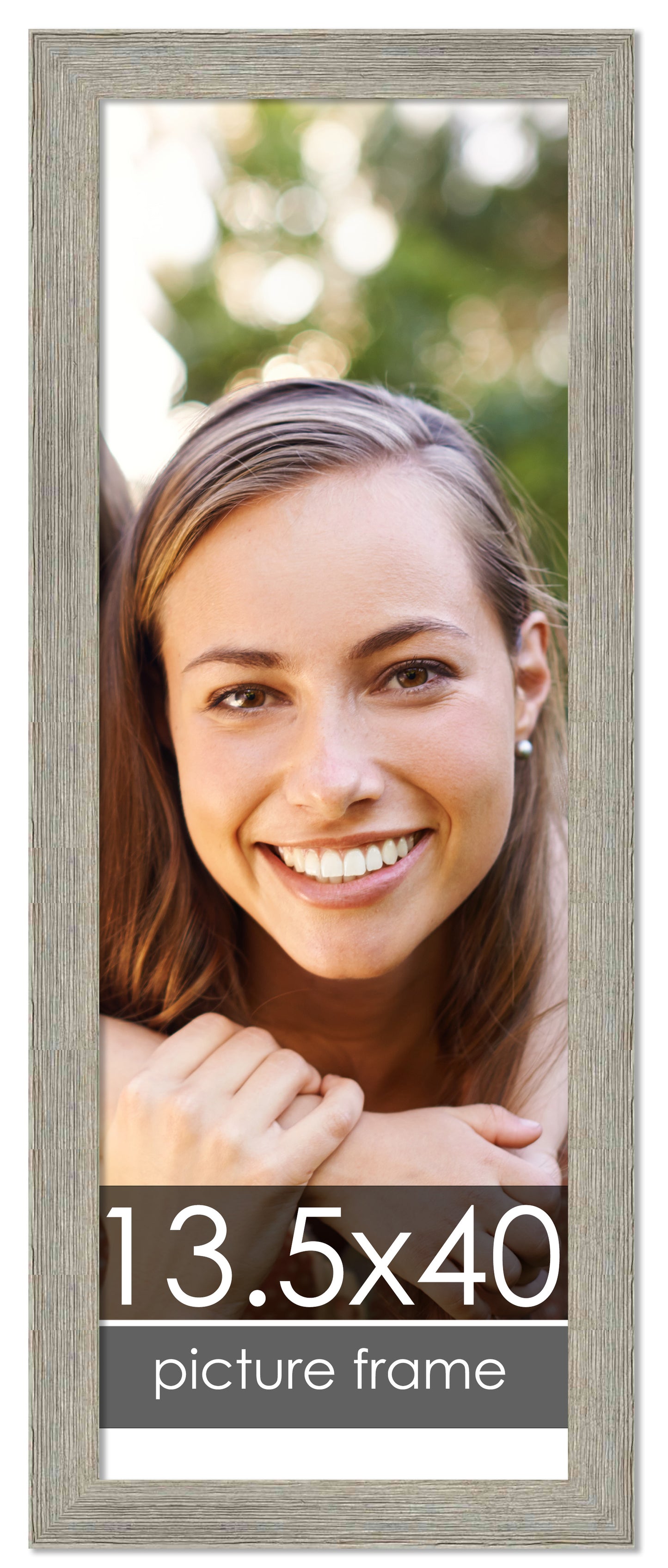 Distressed/Aged Contrast Grey Wood Picture Frame