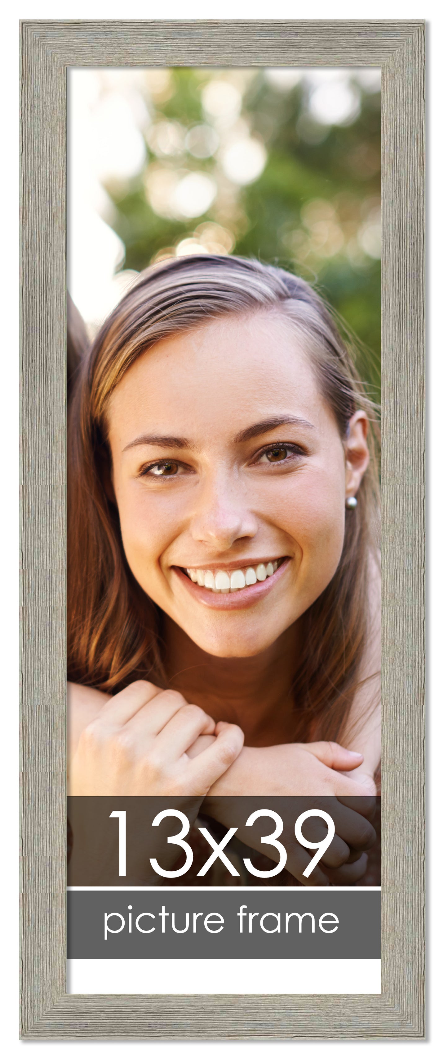 Distressed/Aged Contrast Grey Wood Picture Frame