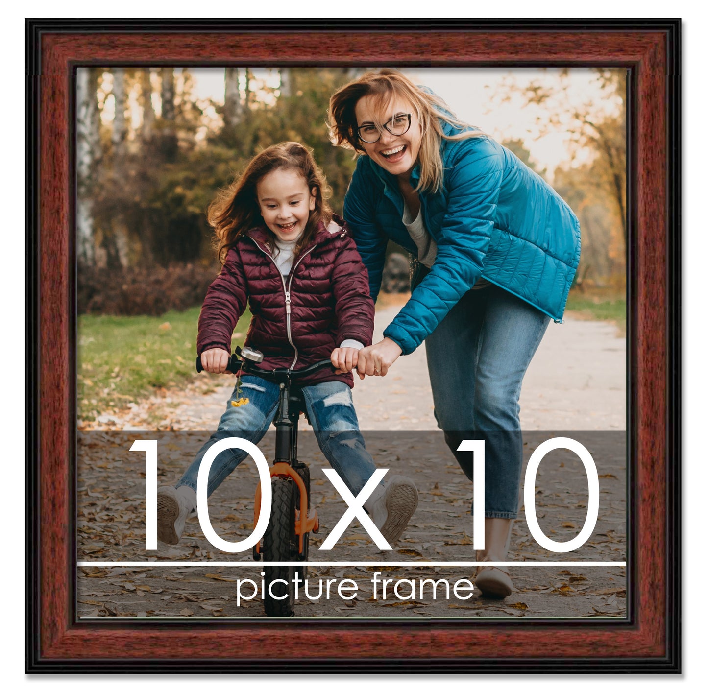 Traditional Mahogany Wood Picture Frame