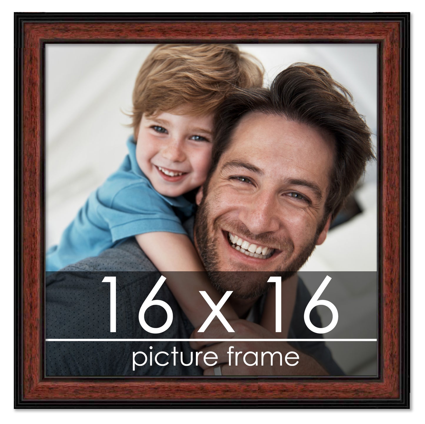 Traditional Mahogany Wood Picture Frame