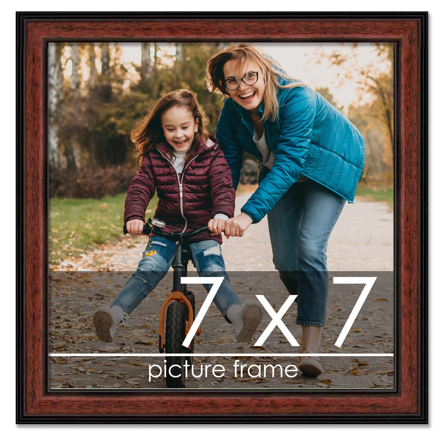 Traditional Mahogany Wood Picture Frame