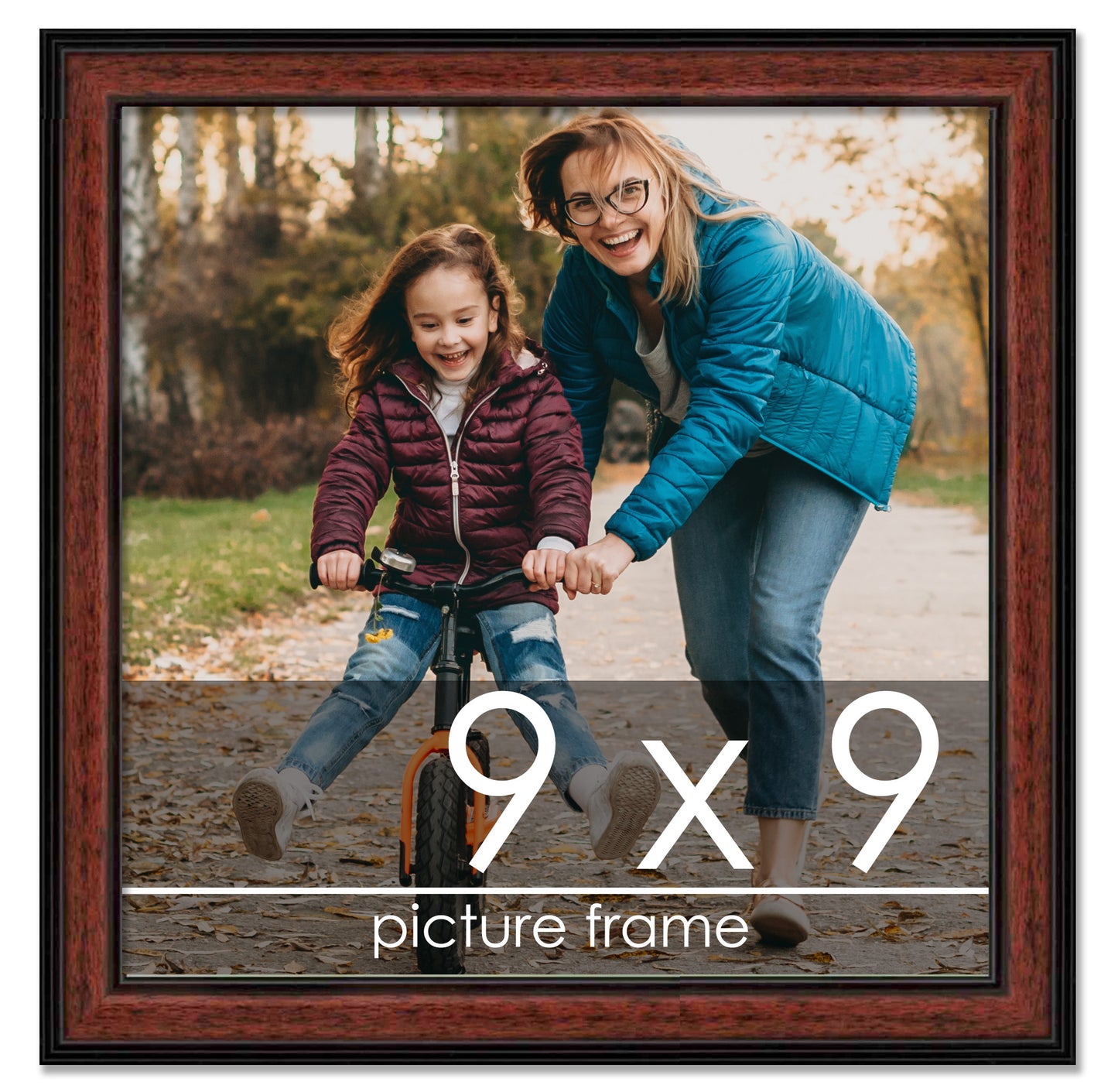 Traditional Mahogany Wood Picture Frame