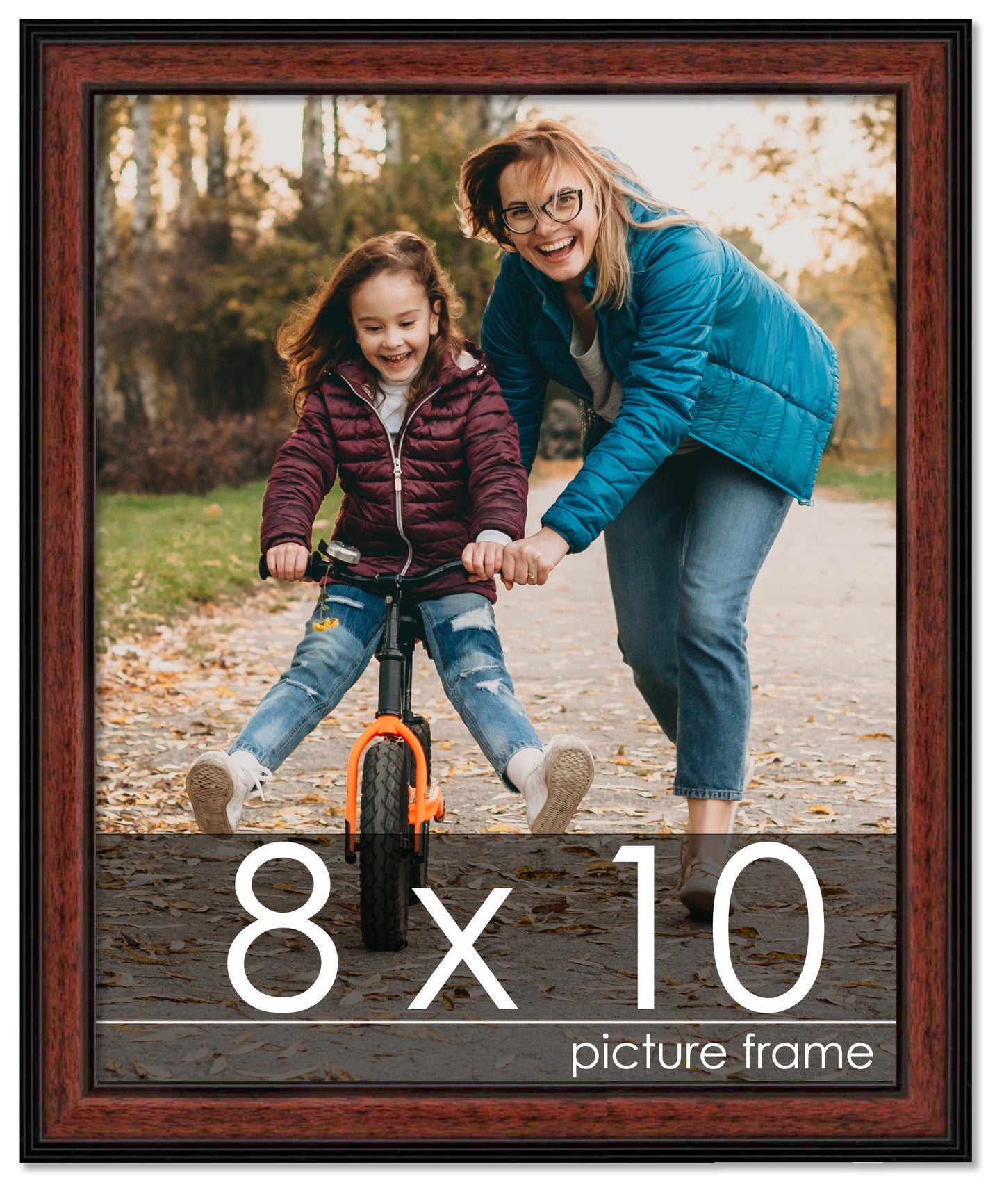 Traditional Mahogany Wood Picture Frame