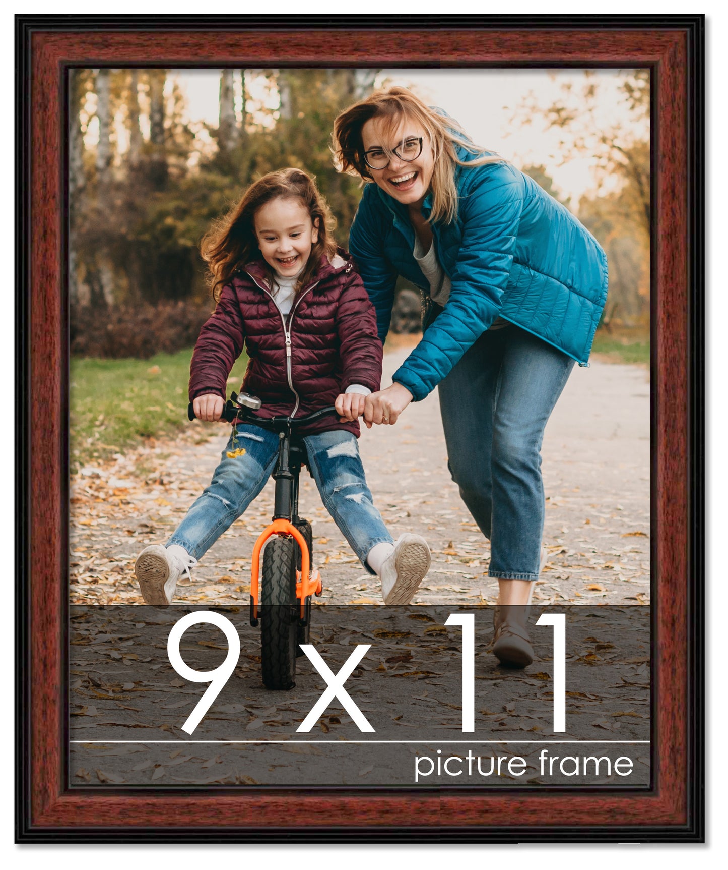 Traditional Mahogany Wood Picture Frame