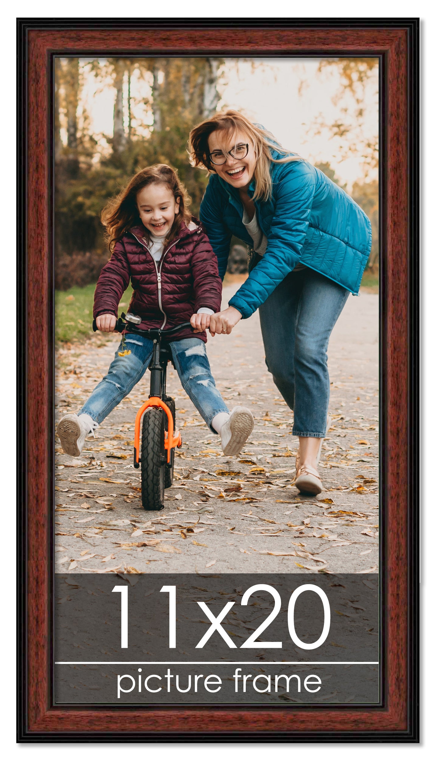 Traditional Mahogany Wood Picture Frame