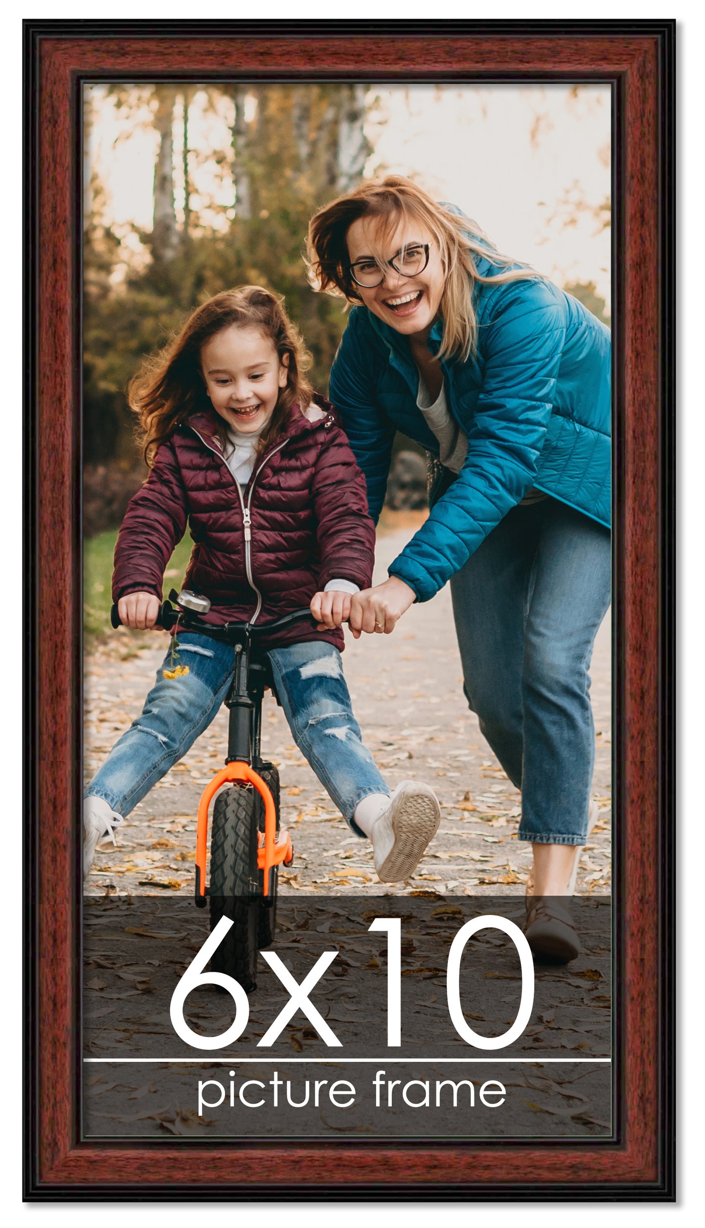 Traditional Mahogany Wood Picture Frame