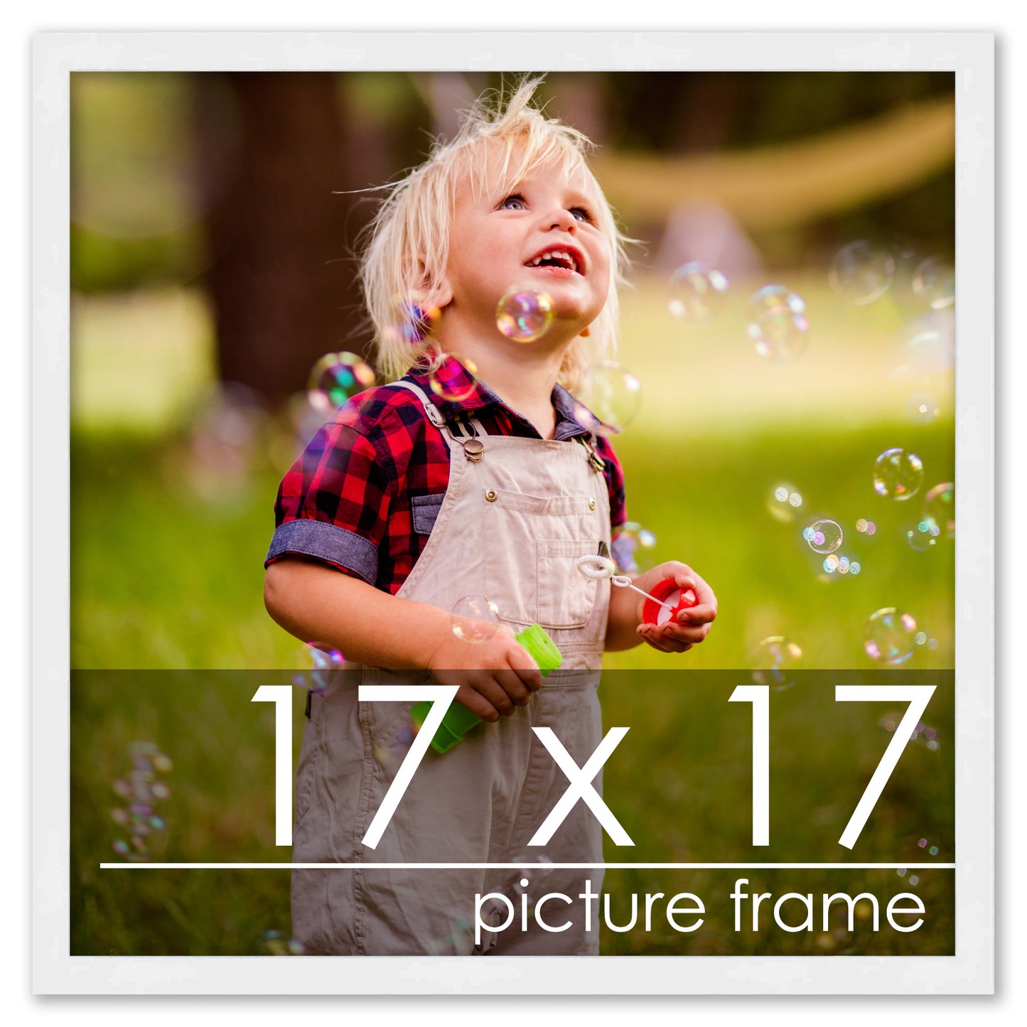 Contemporary White Wood Picture Frame