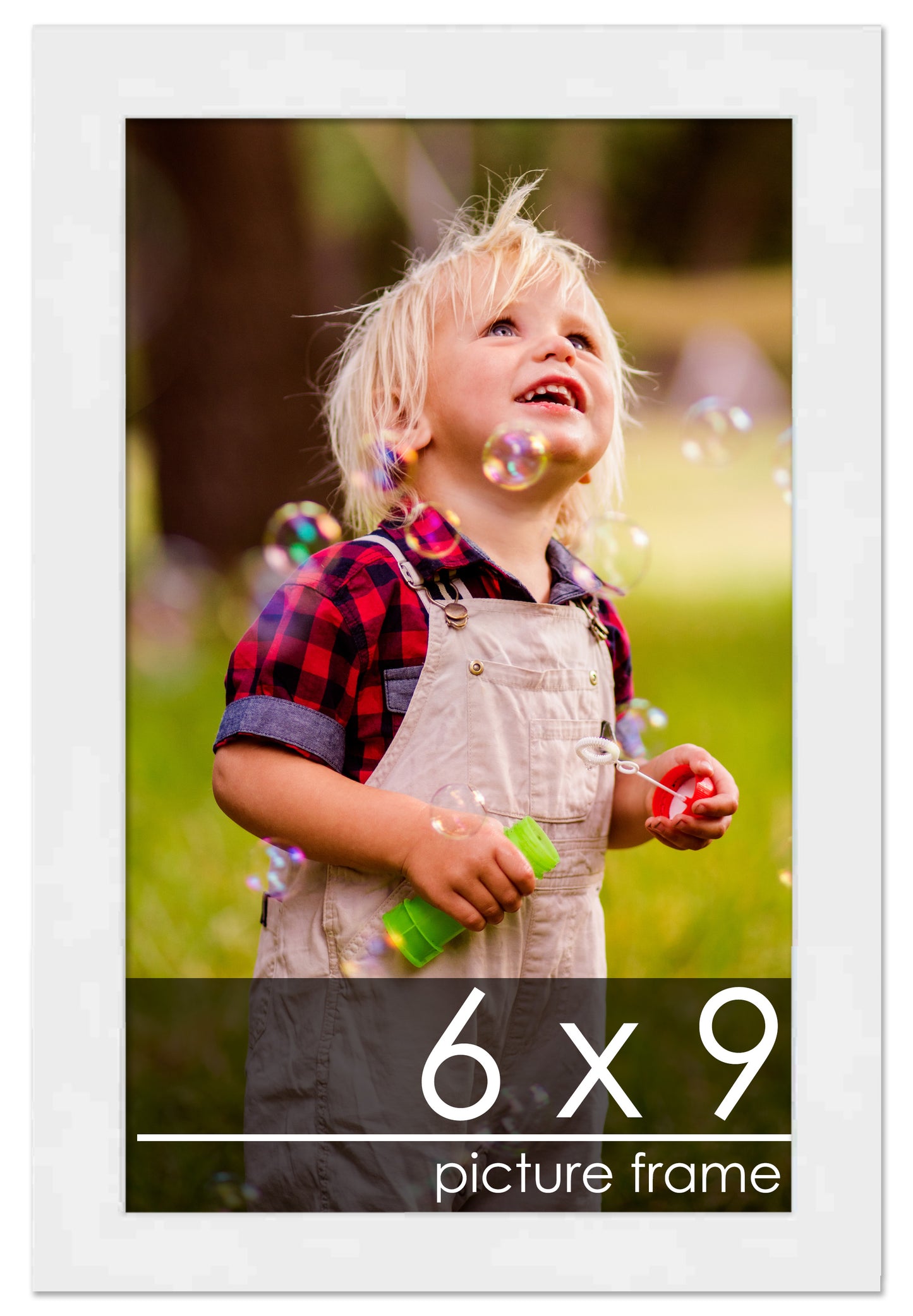 Contemporary White Wood Picture Frame