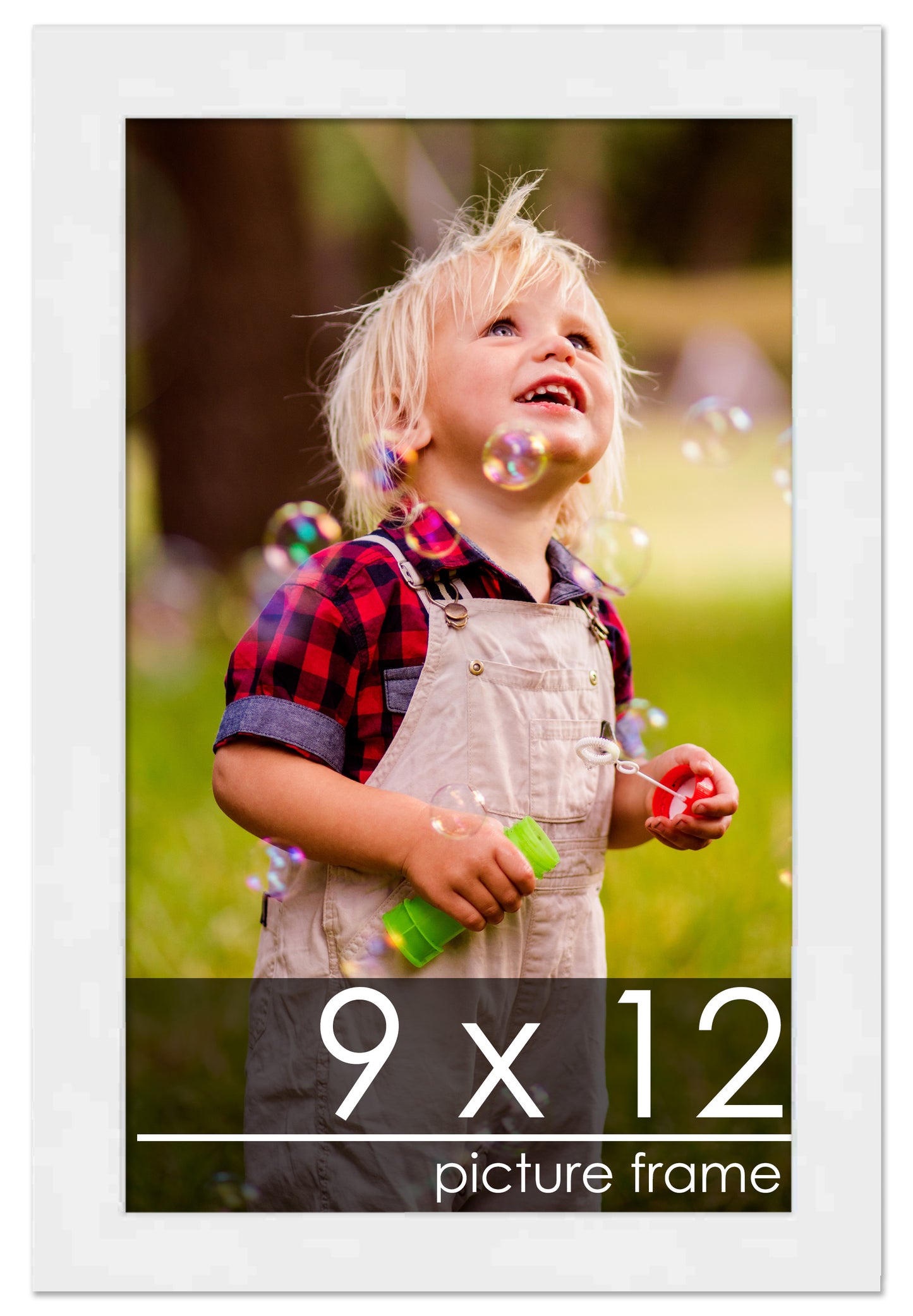 Contemporary White Wood Picture Frame